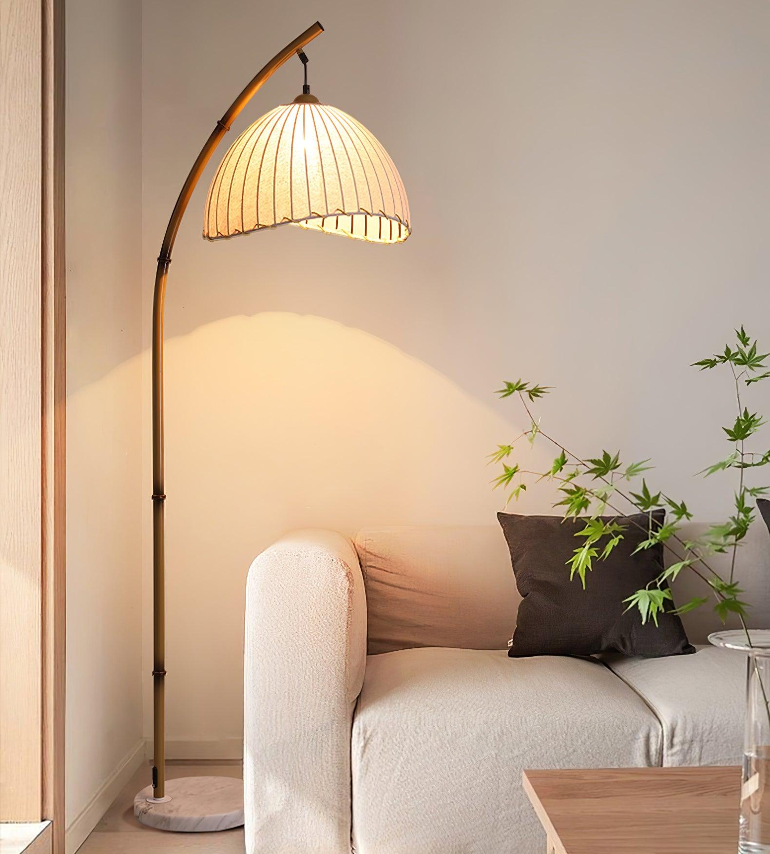 Liveno Minimalist Marble Floor Lamp-Neutral Decor