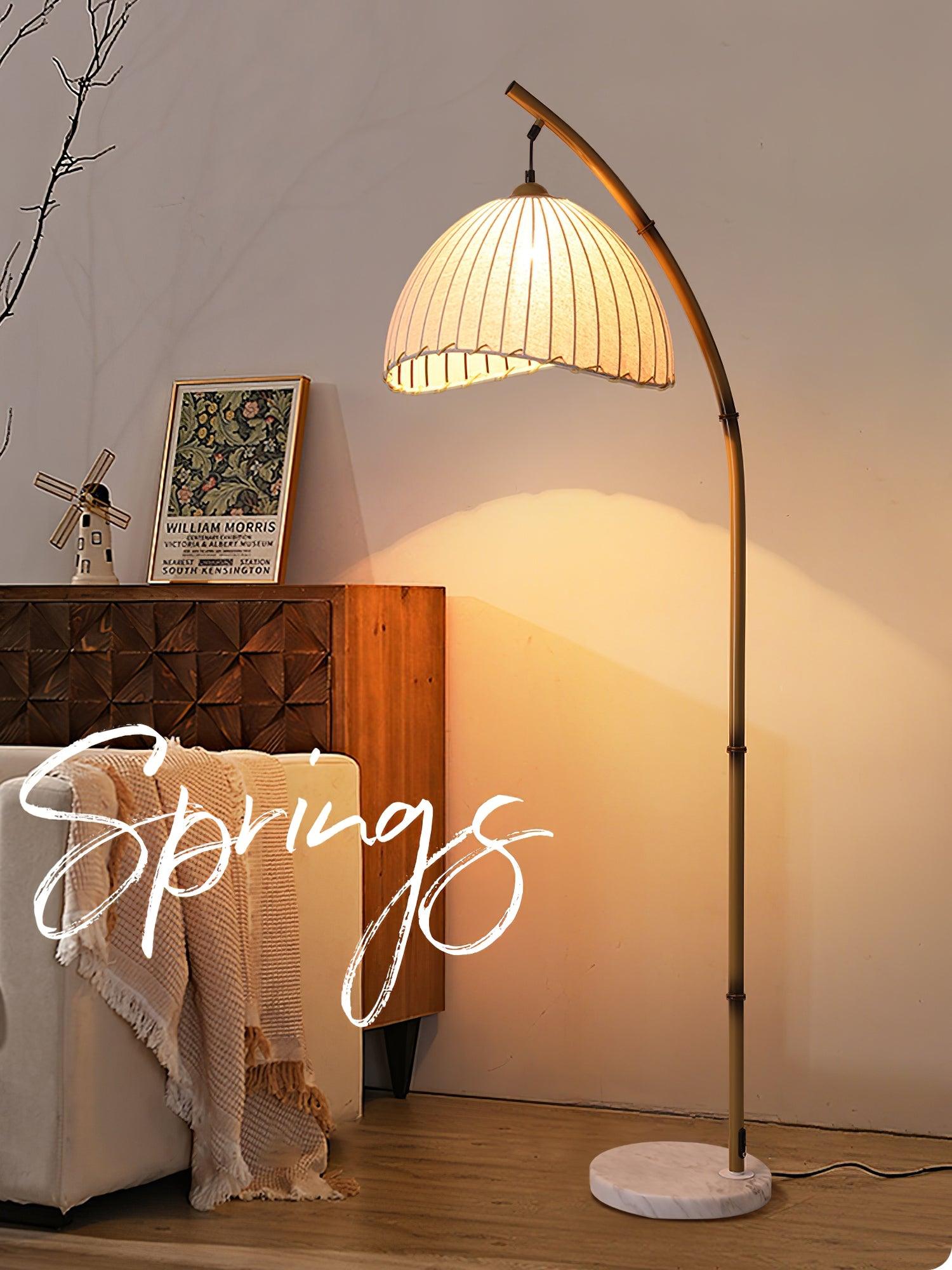 Liveno Minimalist Marble Floor Lamp-Neutral Decor