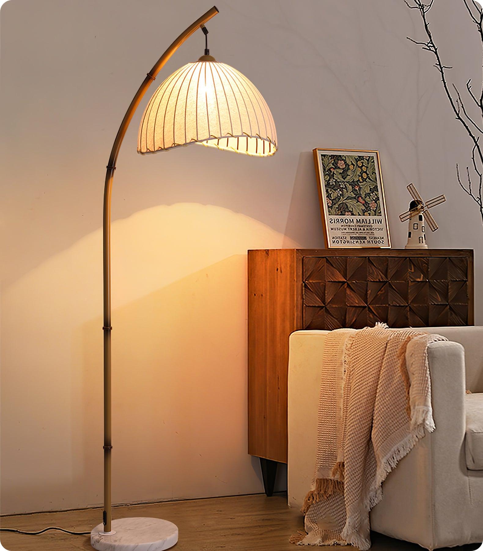Liveno Minimalist Marble Floor Lamp-Neutral Decor