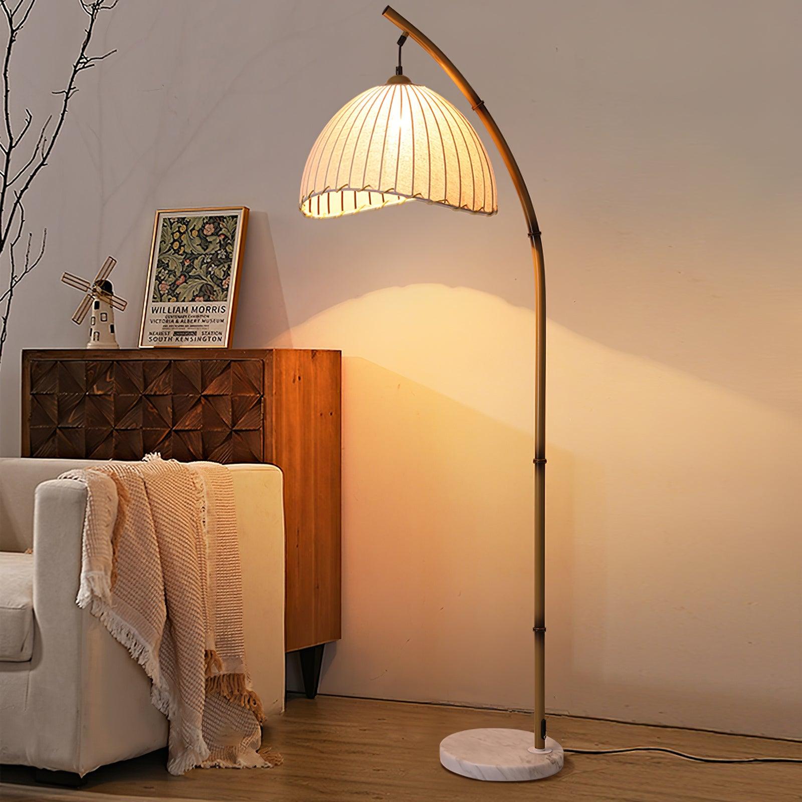 Liveno Minimalist Marble Floor Lamp-Neutral Decor