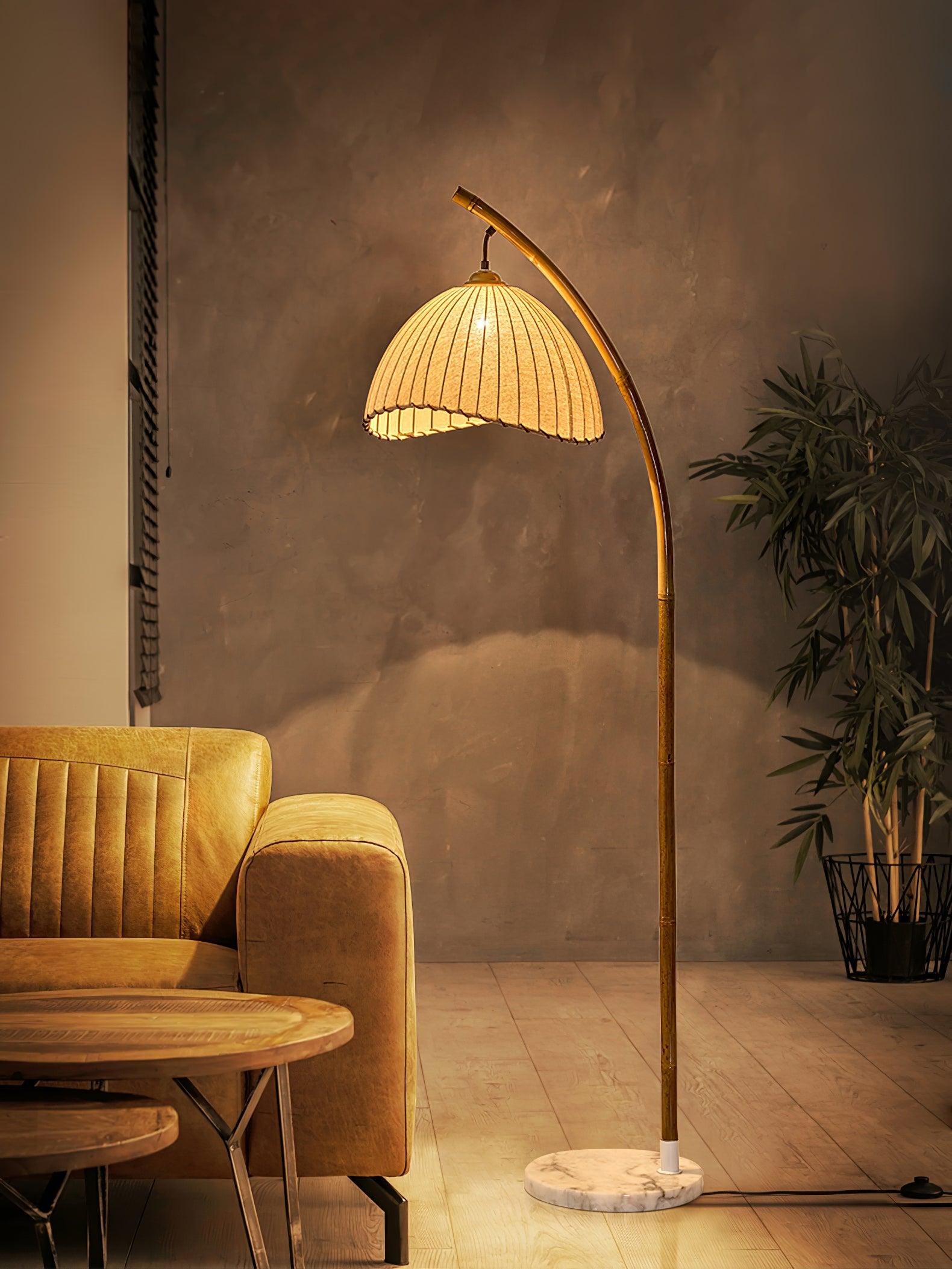 Liveno Minimalist Marble Floor Lamp-Neutral Decor