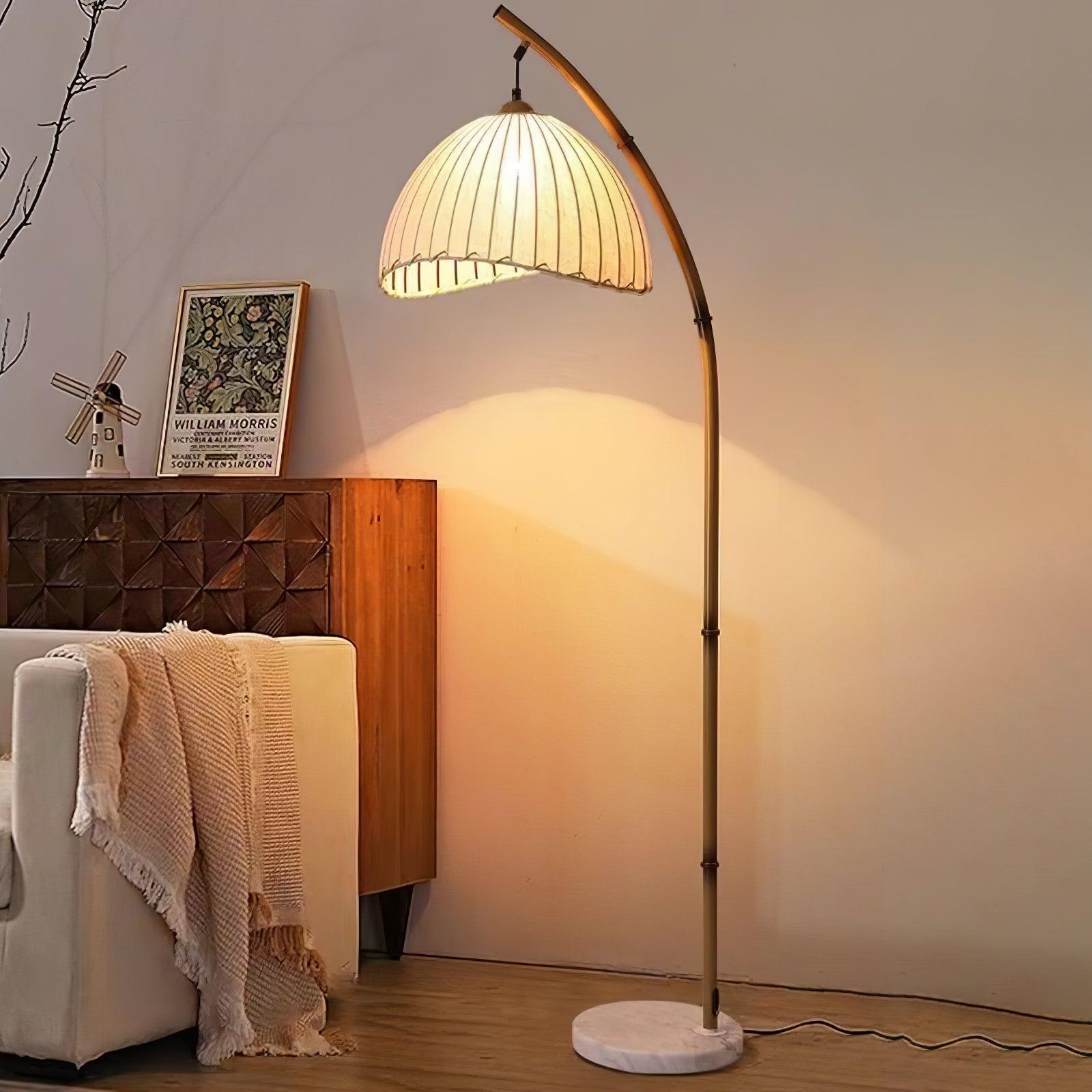 Liveno Minimalist Marble Floor Lamp-Neutral Decor