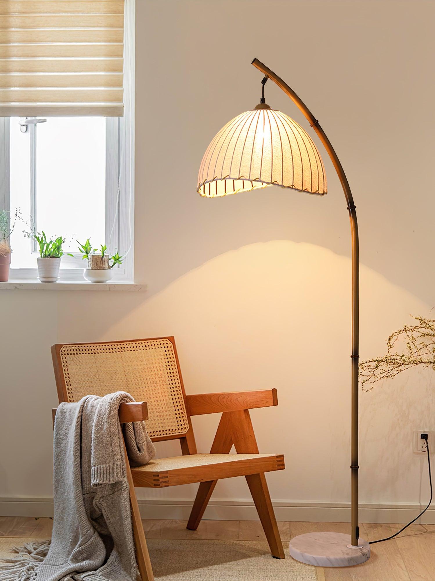 Liveno Minimalist Marble Floor Lamp-Neutral Decor