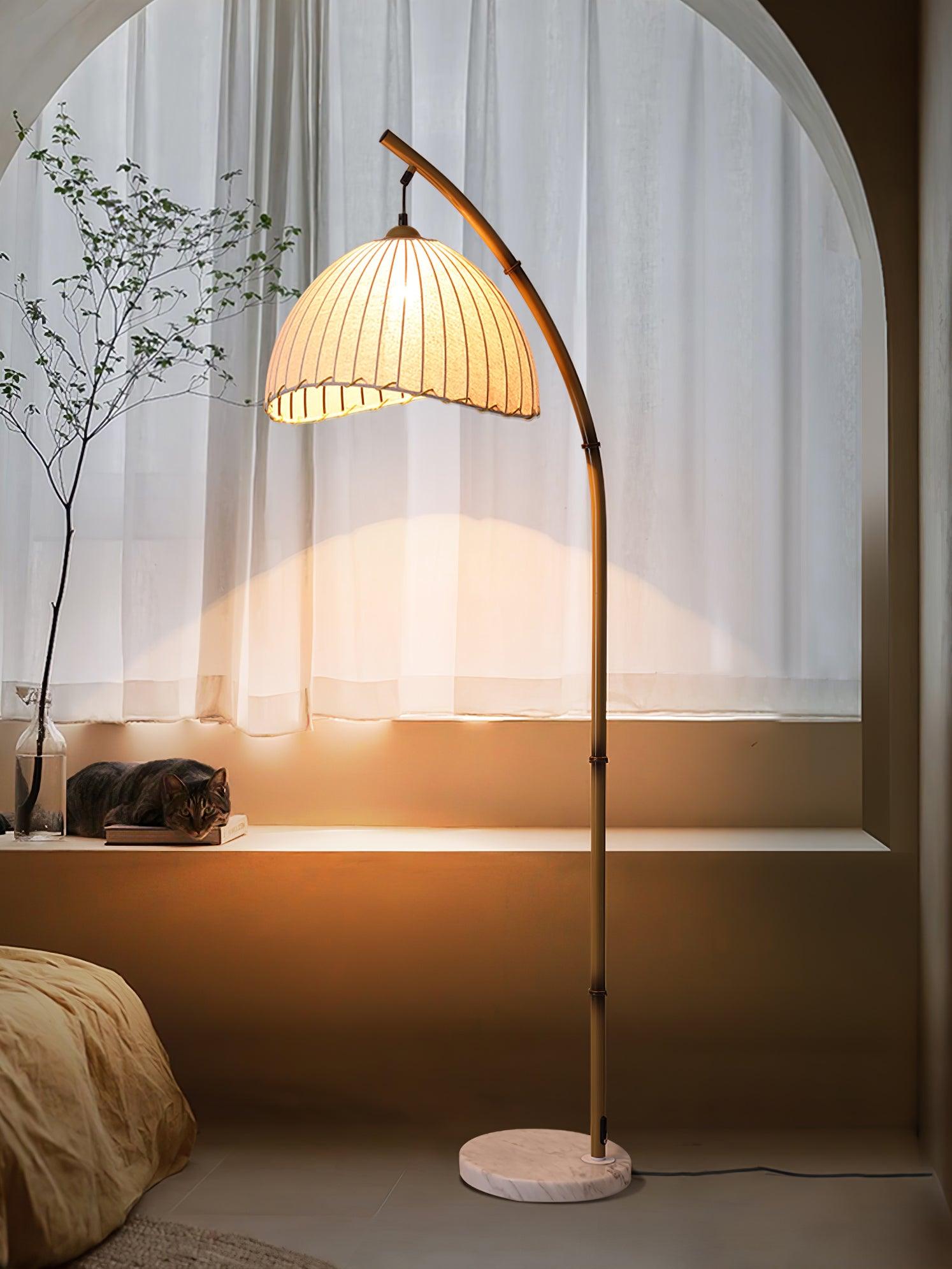Liveno Minimalist Marble Floor Lamp-Neutral Decor