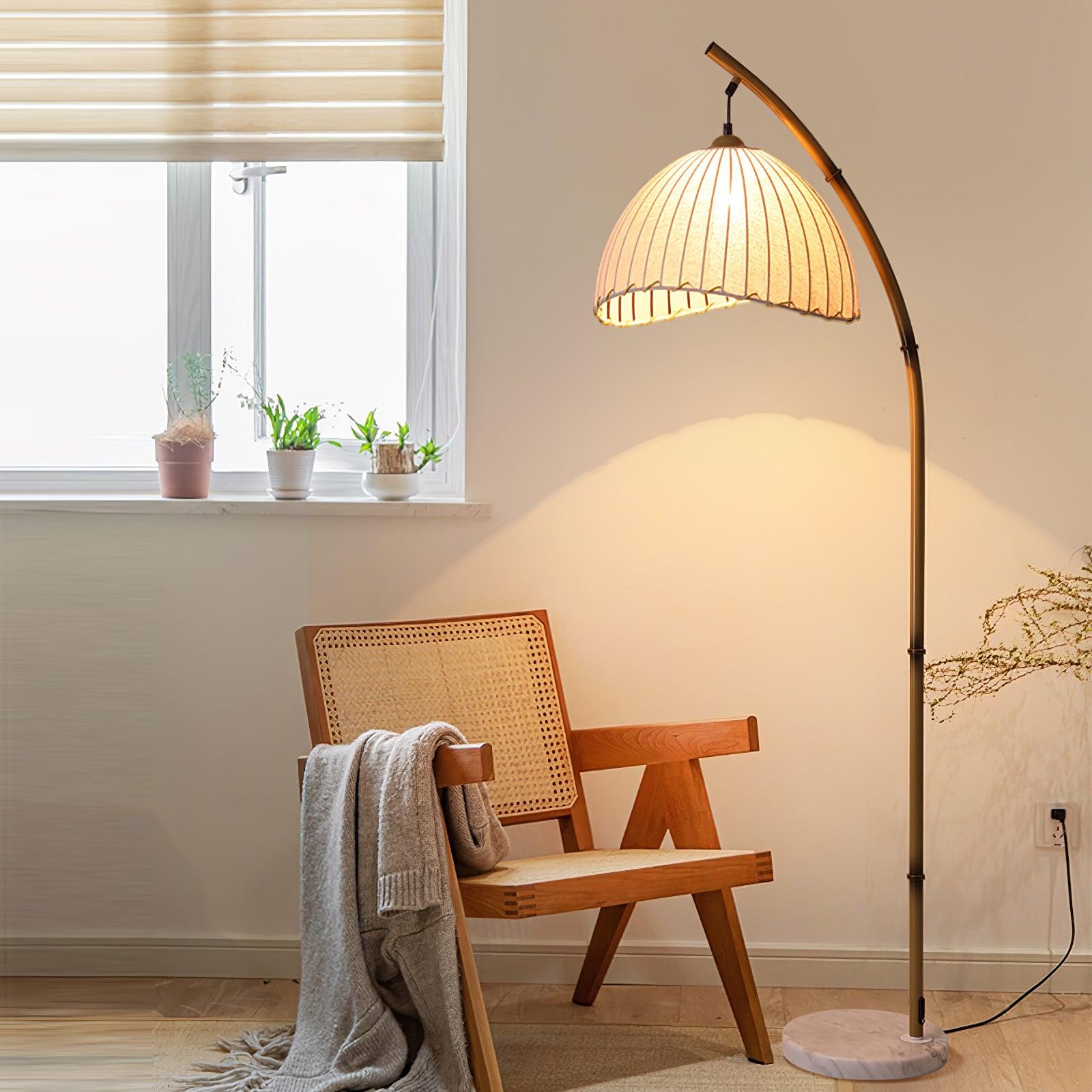 Liveno Minimalist Marble Floor Lamp-Neutral Decor