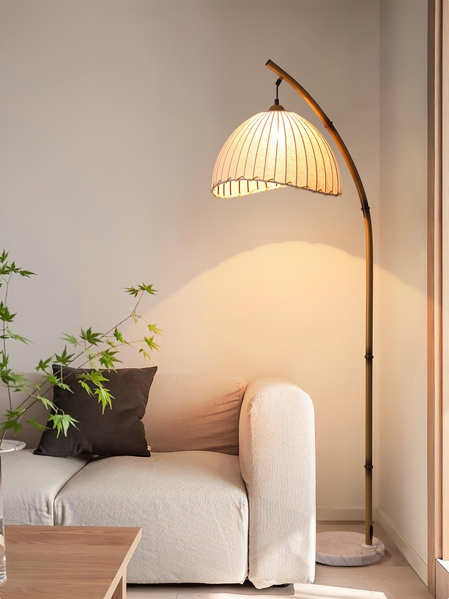 Liveno Minimalist Marble Floor Lamp-Neutral Decor