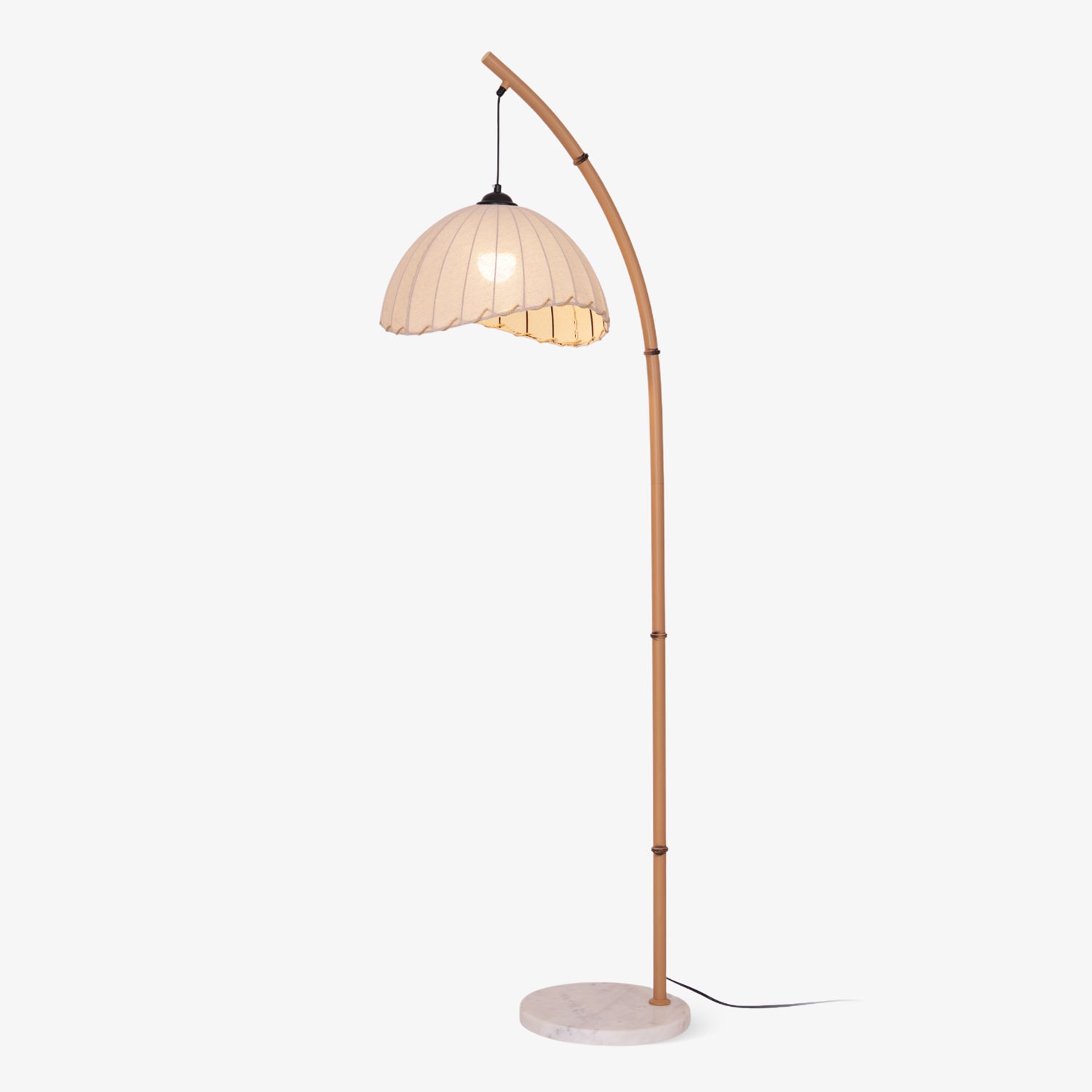 Liveno Minimalist Marble Floor Lamp-Neutral Decor