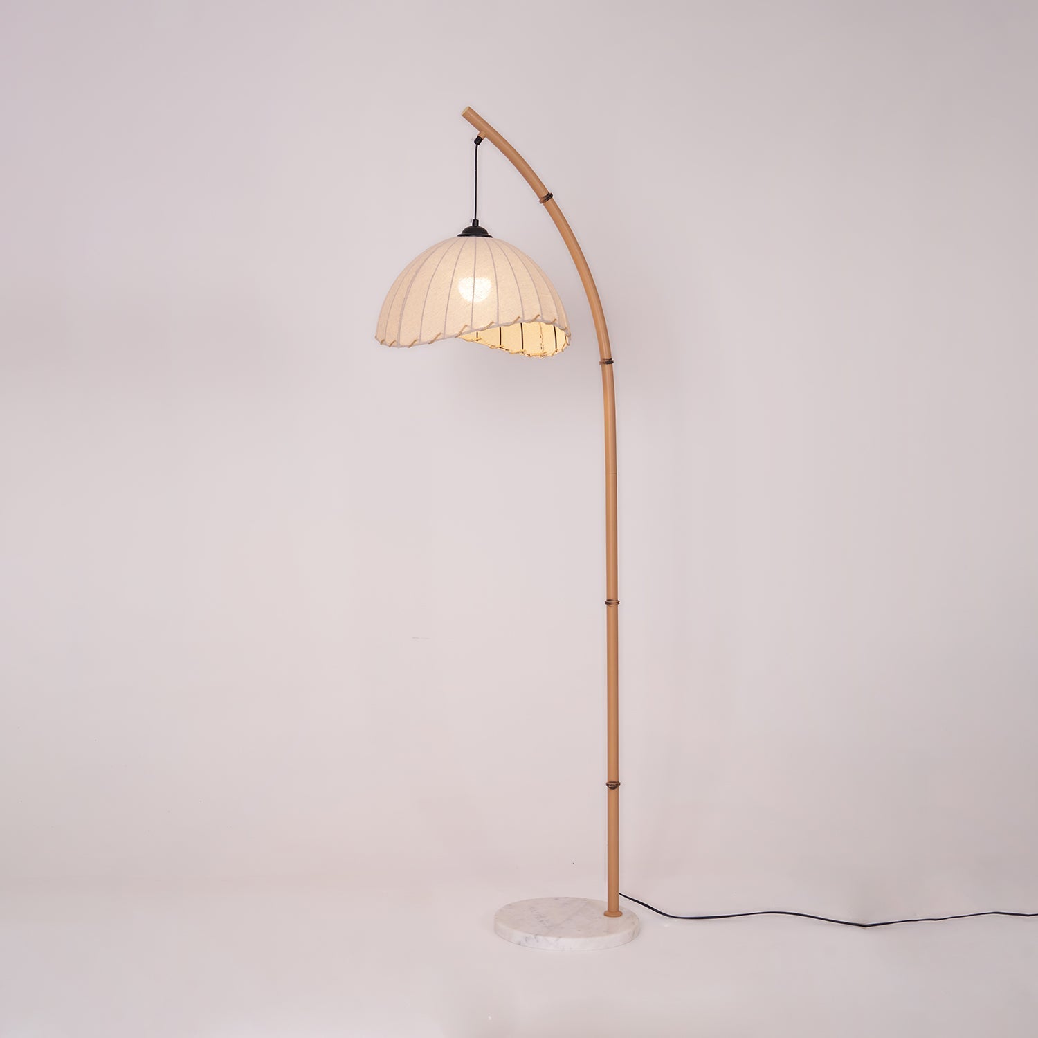 Liveno Minimalist Marble Floor Lamp-Neutral Decor