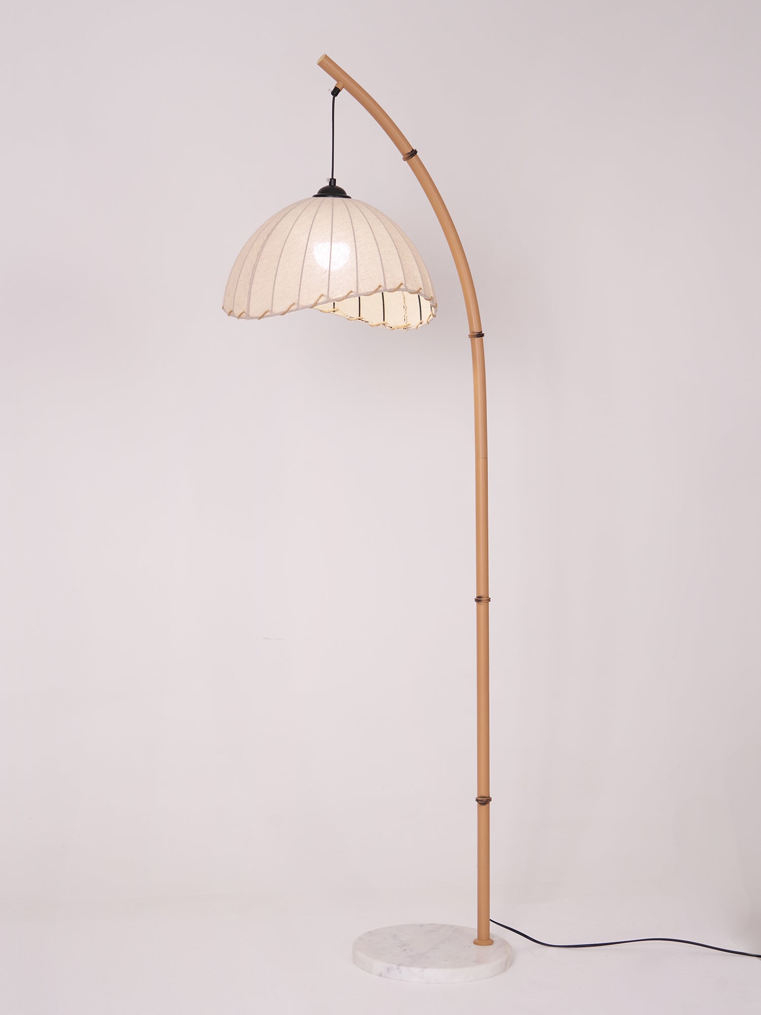 Liveno Minimalist Marble Floor Lamp-Neutral Decor