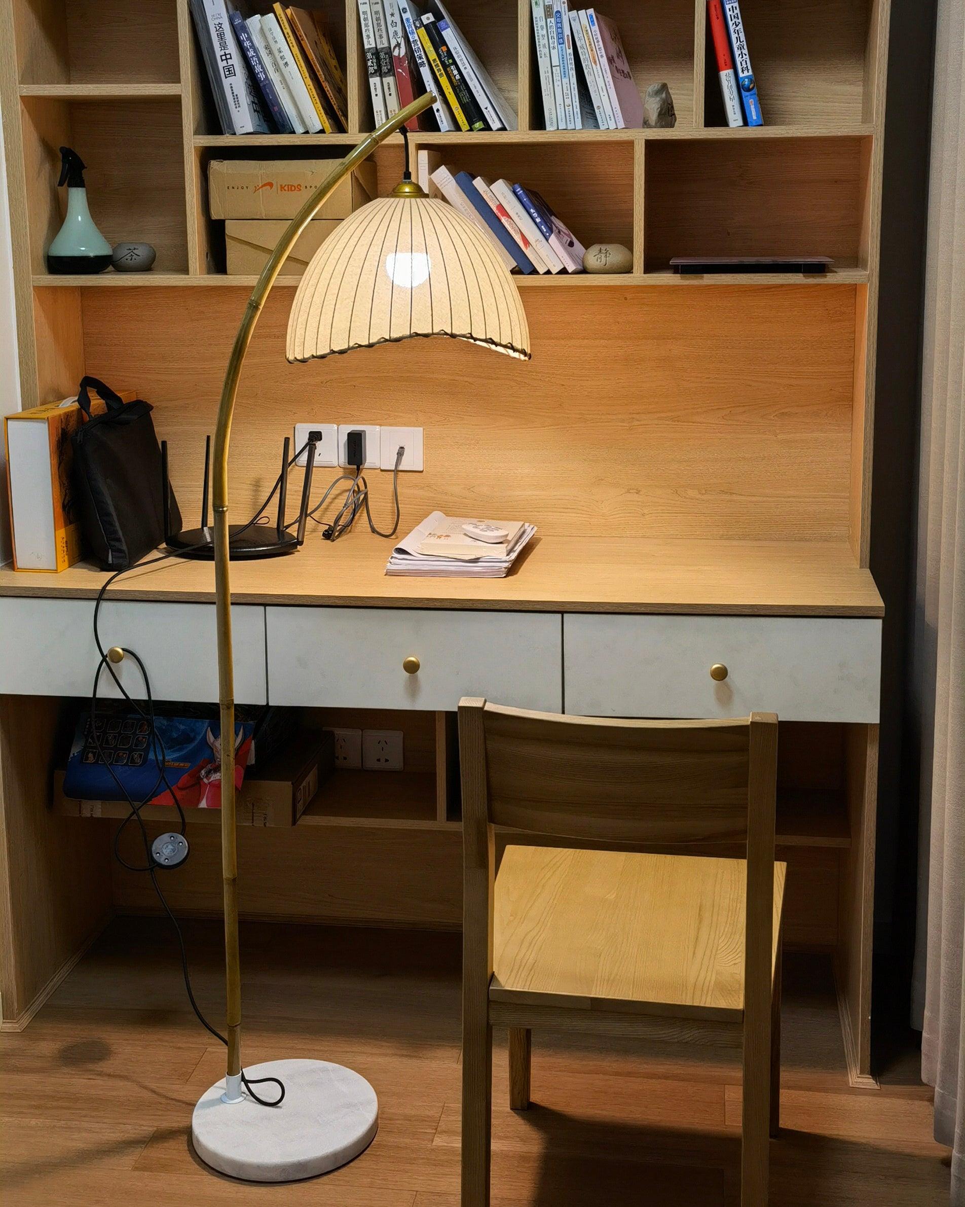 Liveno Minimalist Marble Floor Lamp-Neutral Decor