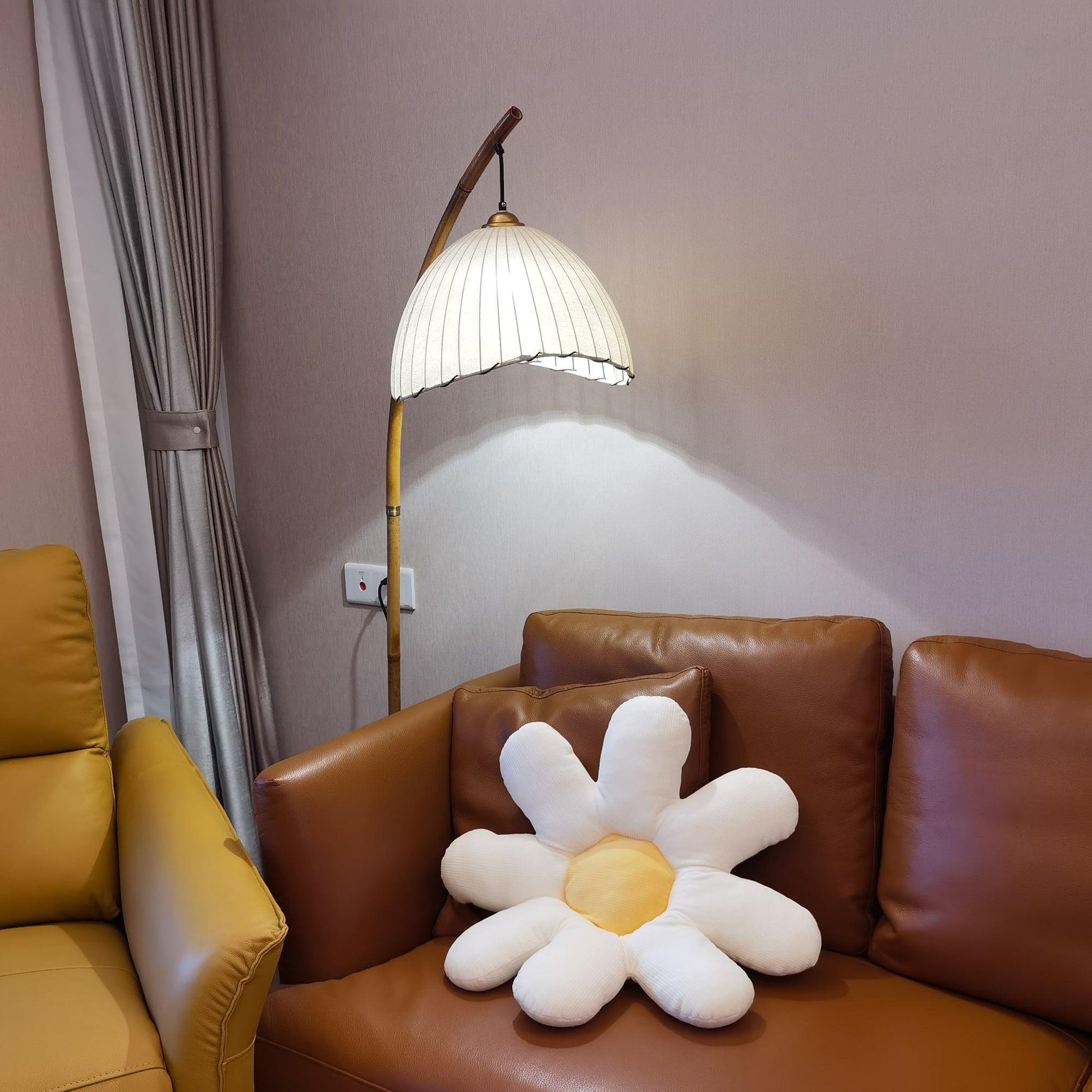 Liveno Minimalist Marble Floor Lamp-Neutral Decor
