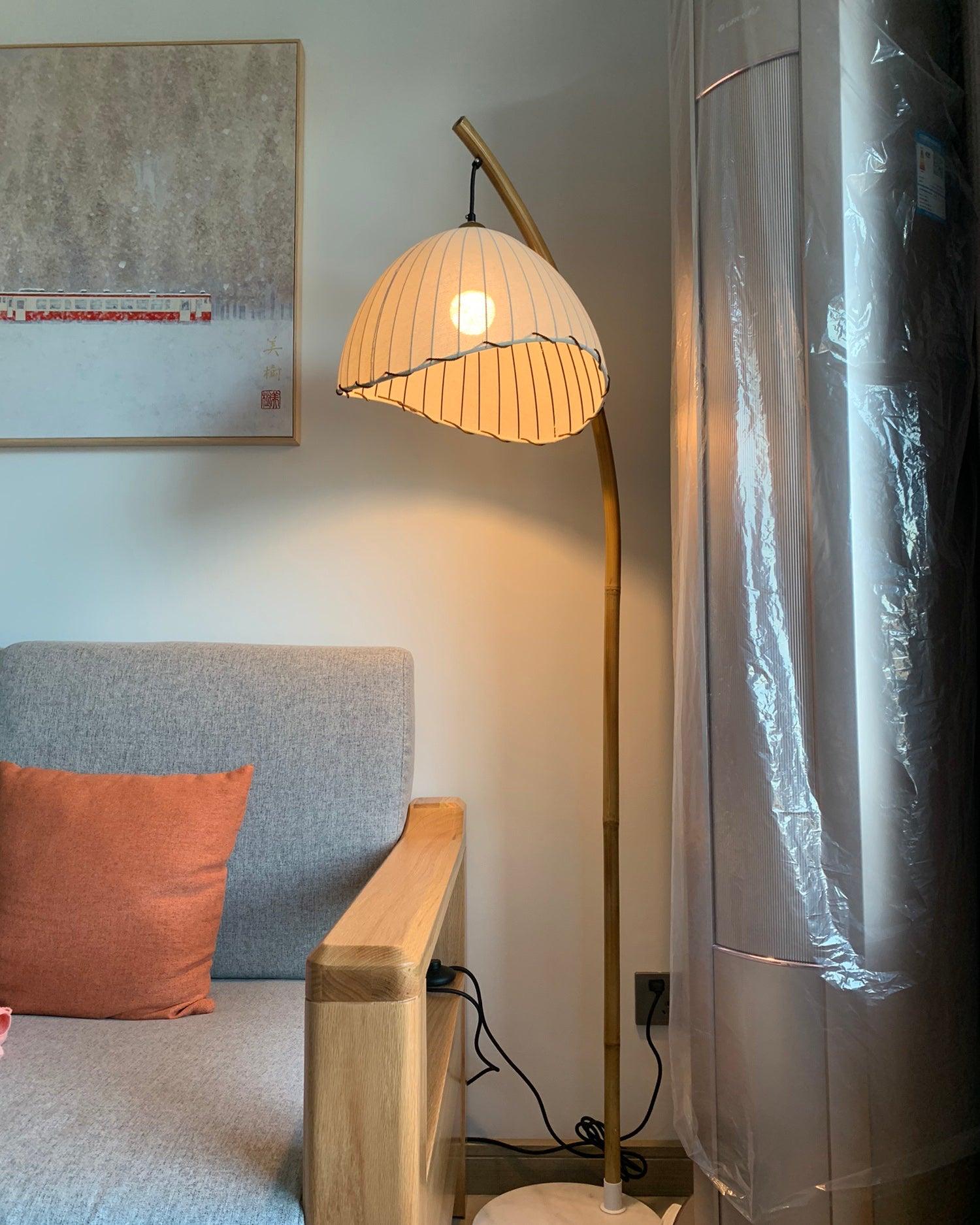 Liveno Minimalist Marble Floor Lamp-Neutral Decor
