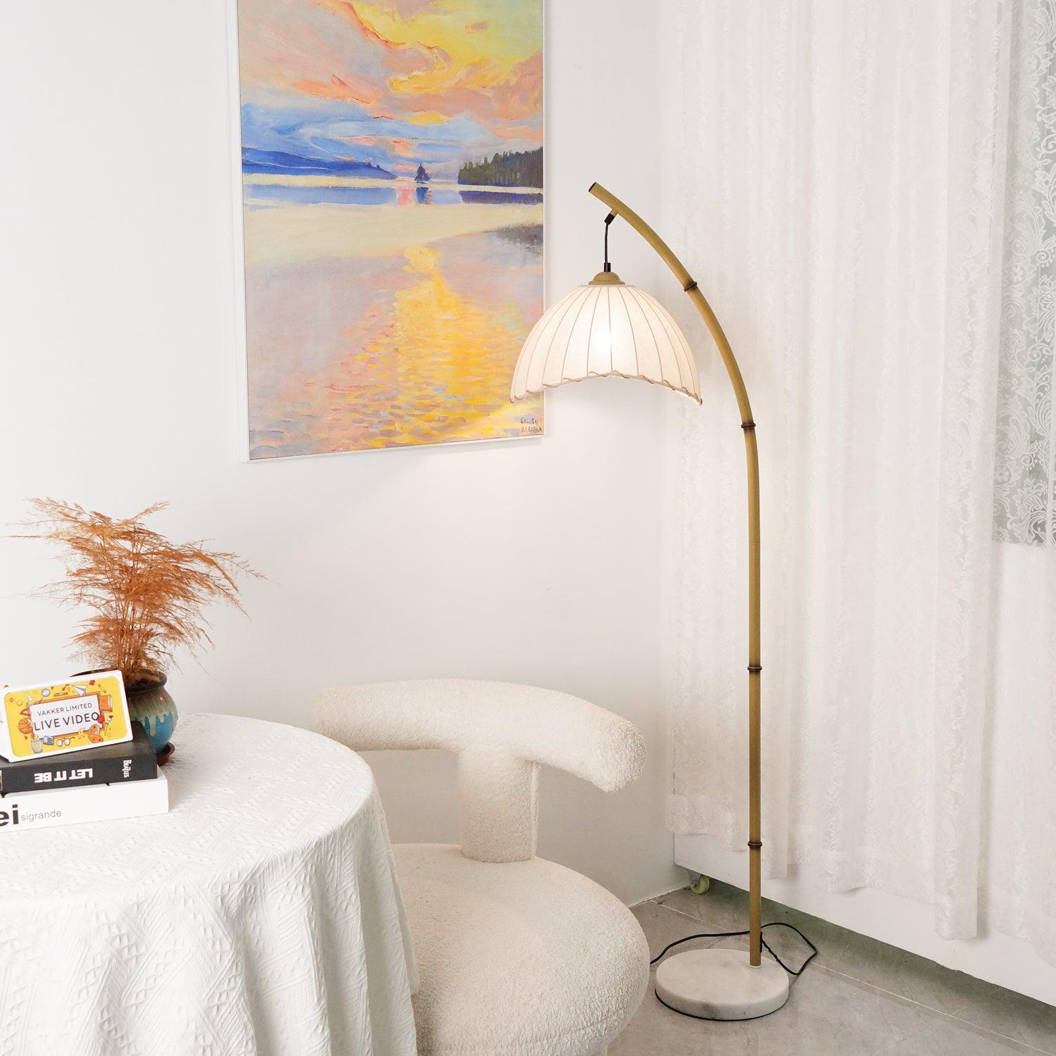 Liveno Minimalist Marble Floor Lamp-Neutral Decor