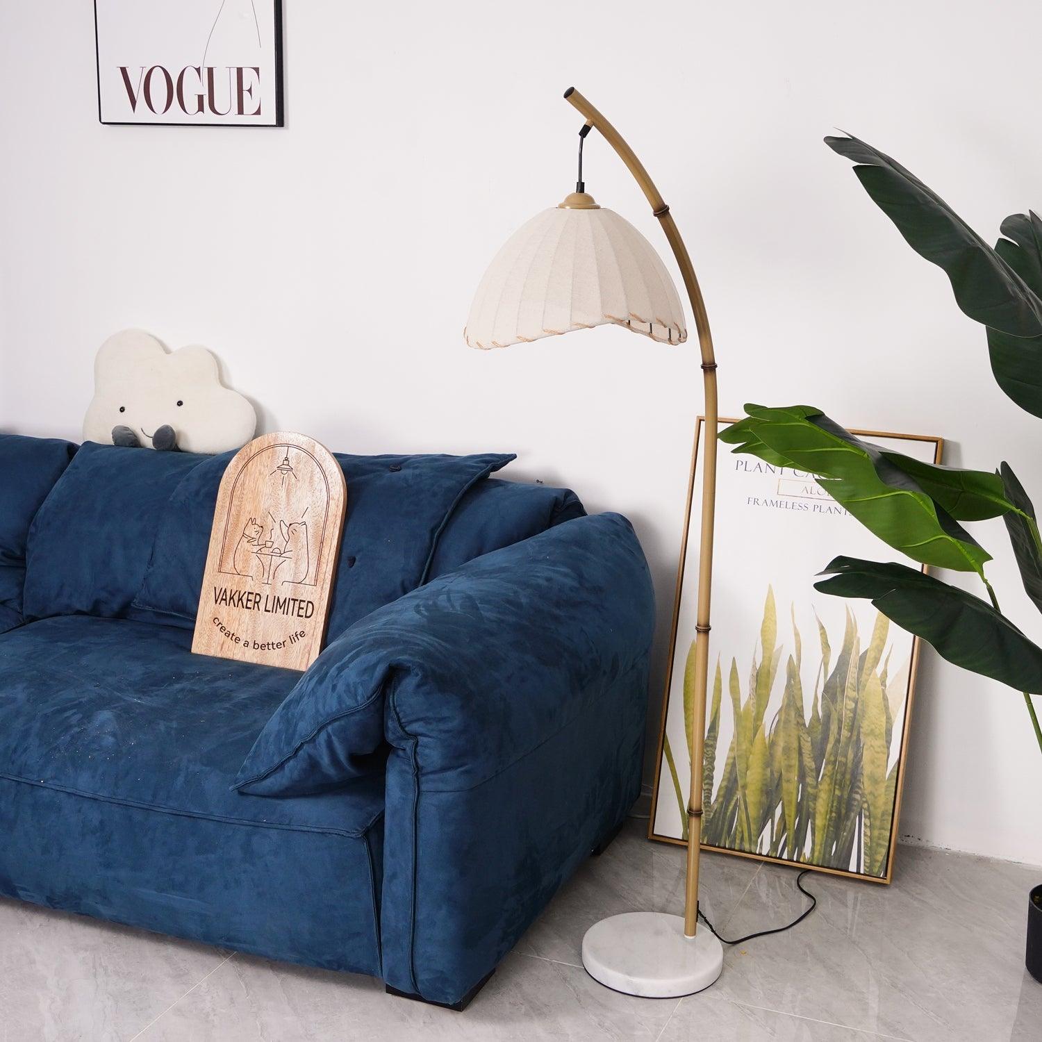 Liveno Minimalist Marble Floor Lamp-Neutral Decor