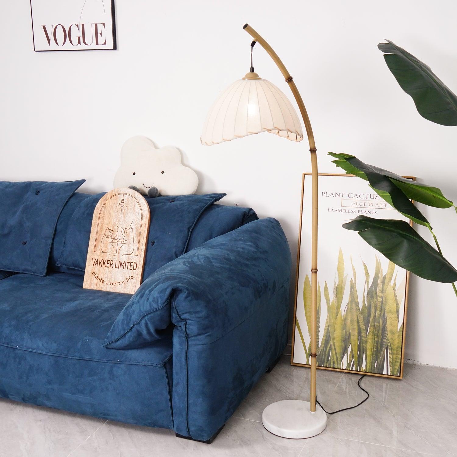 Liveno Minimalist Marble Floor Lamp-Neutral Decor