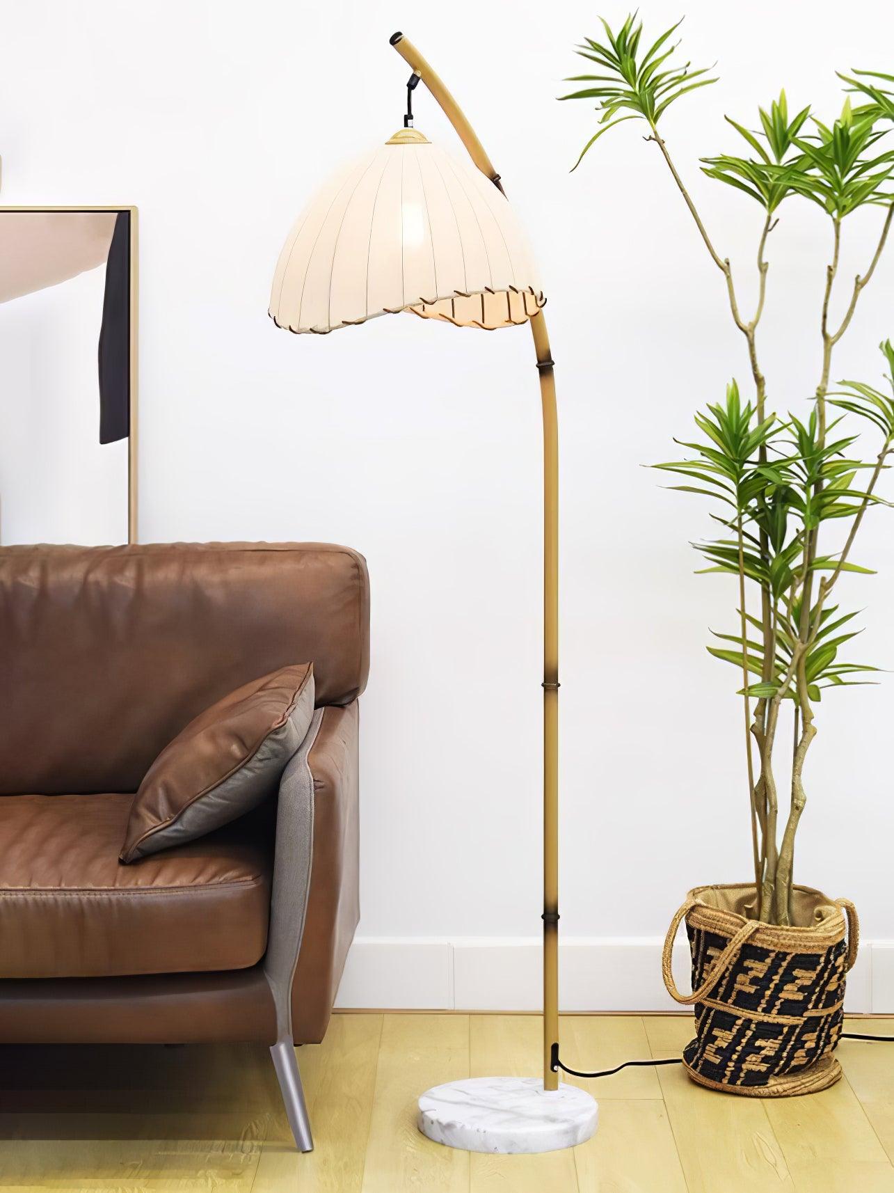 Liveno Minimalist Marble Floor Lamp-Neutral Decor