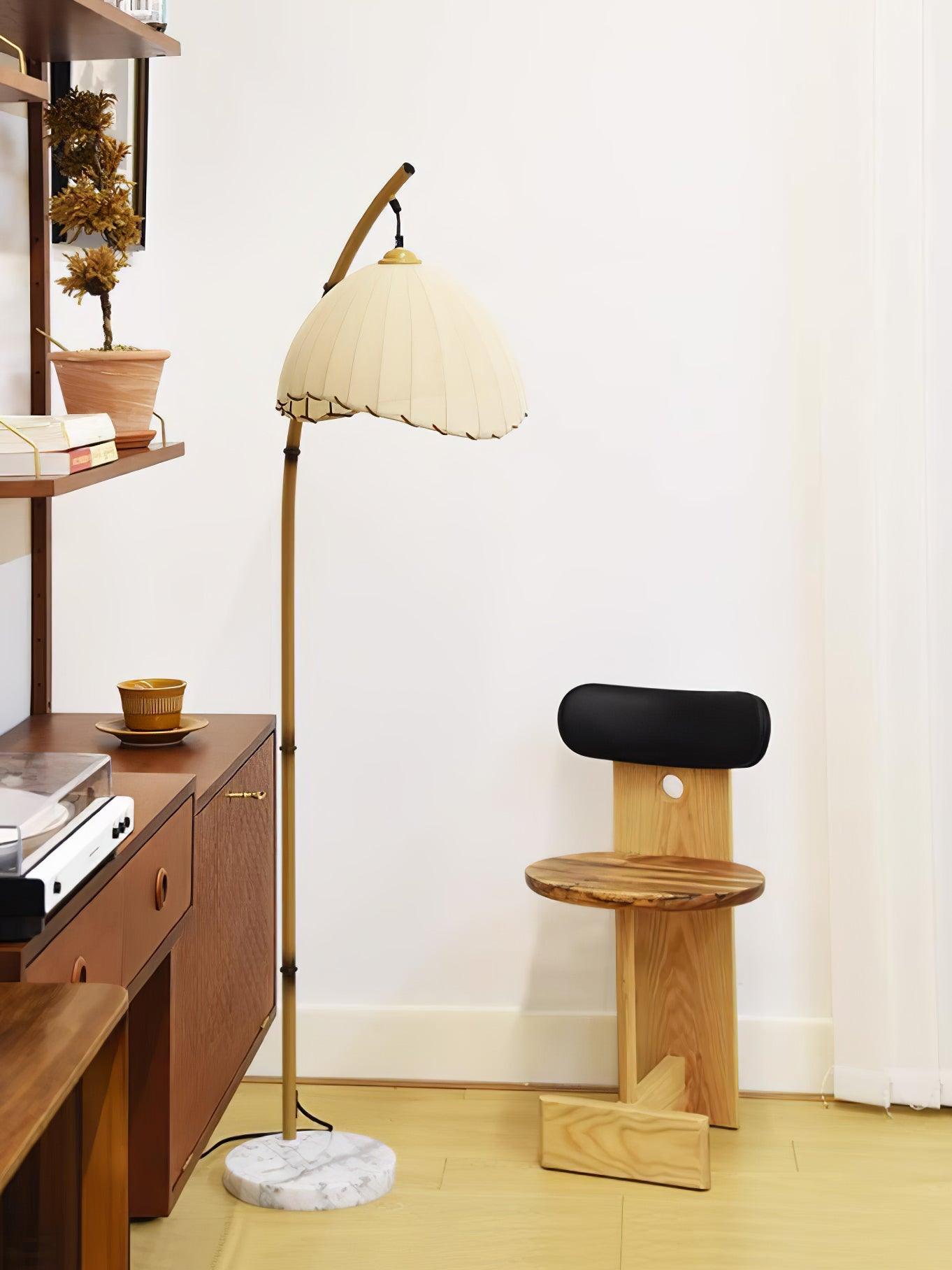 Liveno Minimalist Marble Floor Lamp-Neutral Decor