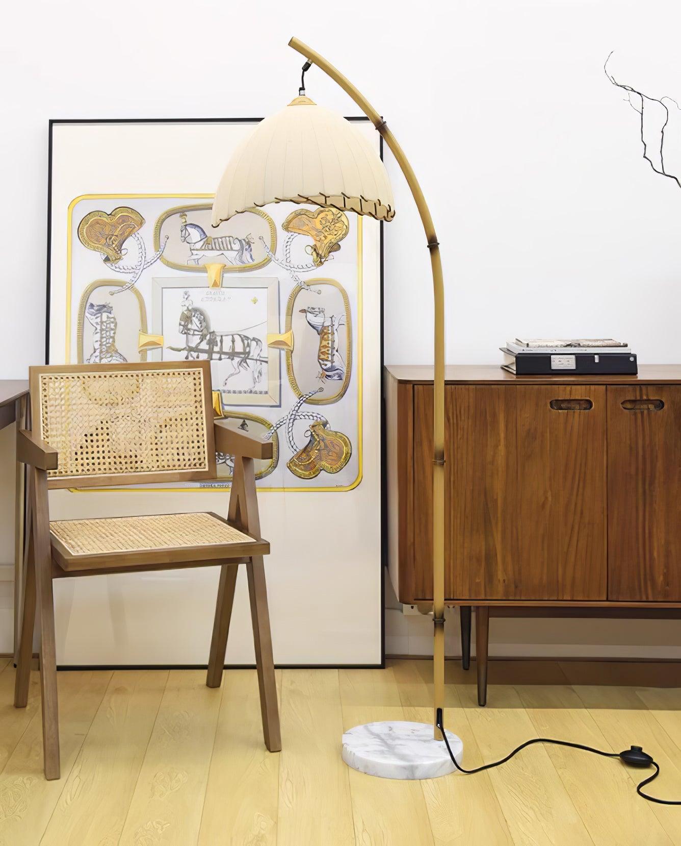 Liveno Minimalist Marble Floor Lamp-Neutral Decor