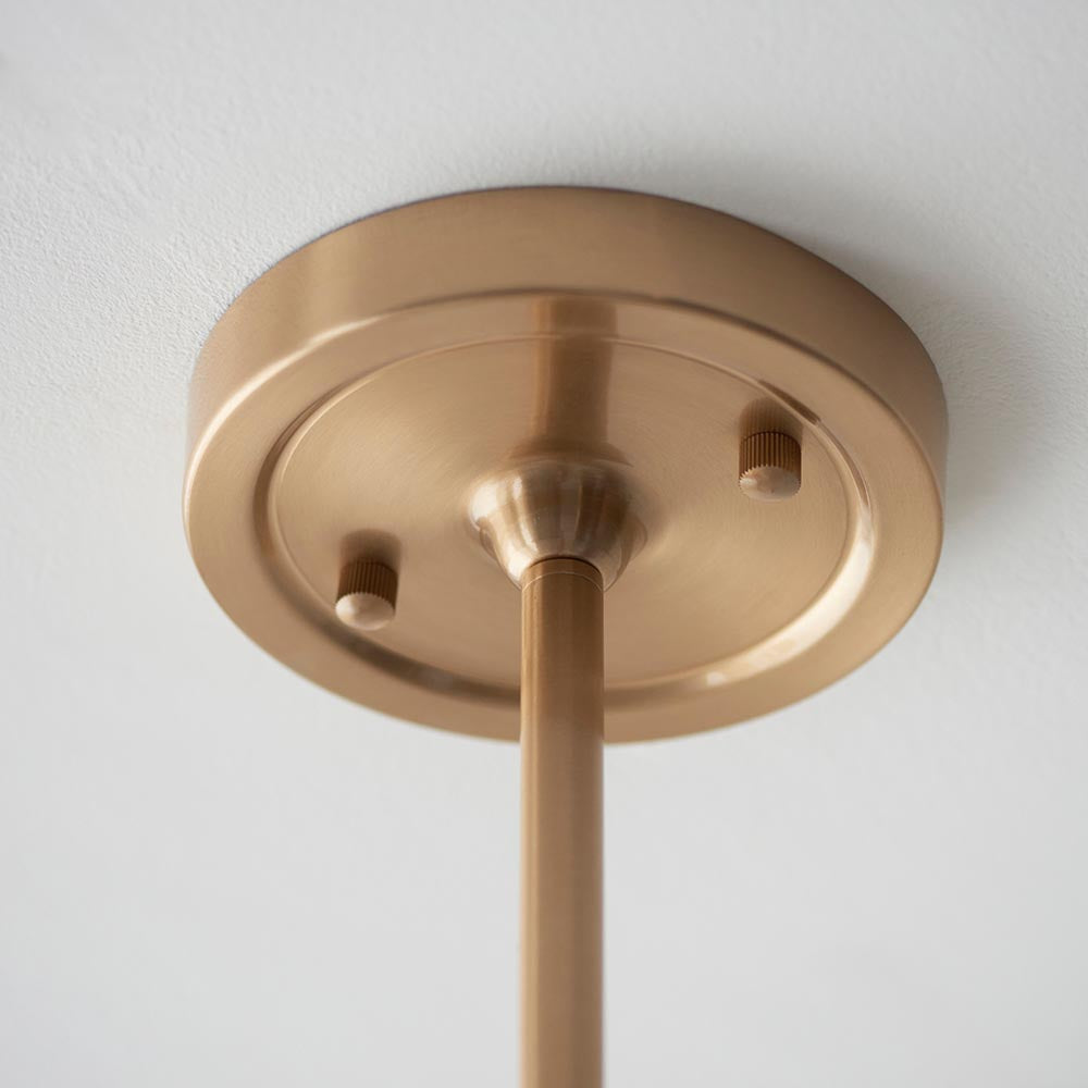 Santiago Linear Pendant Lamp in a modern living room setting.