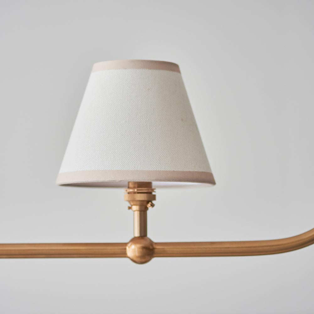 View from below of the Santiago Linear Pendant Lamp.