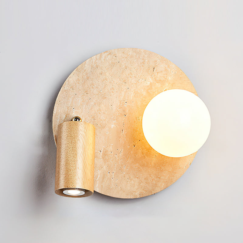 Diagram showing the dimensions of the rectangular Model B Luka Wall Lamp.