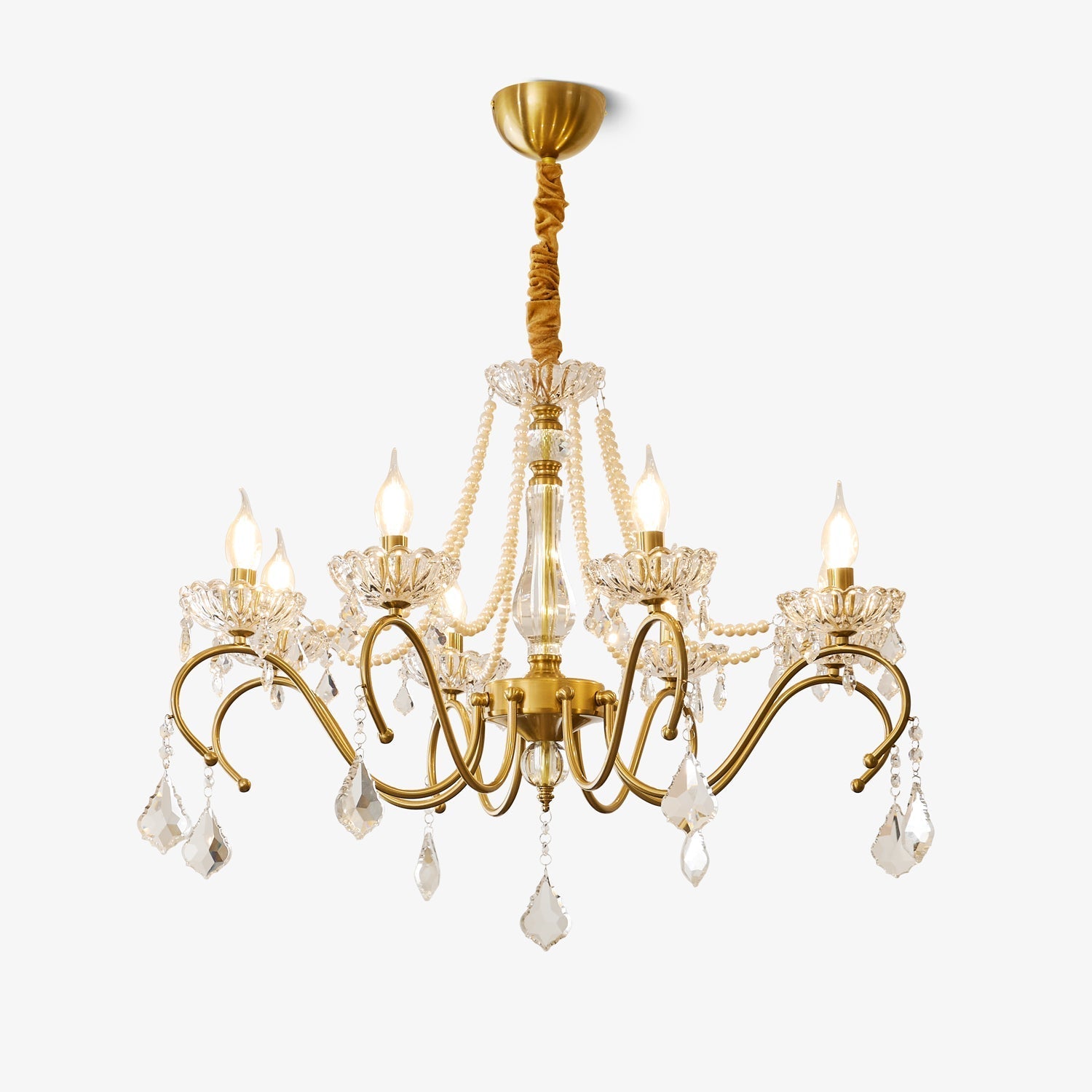Vavenus Postmodern Luxury Art Crystal Chandelier-Neutral Decor