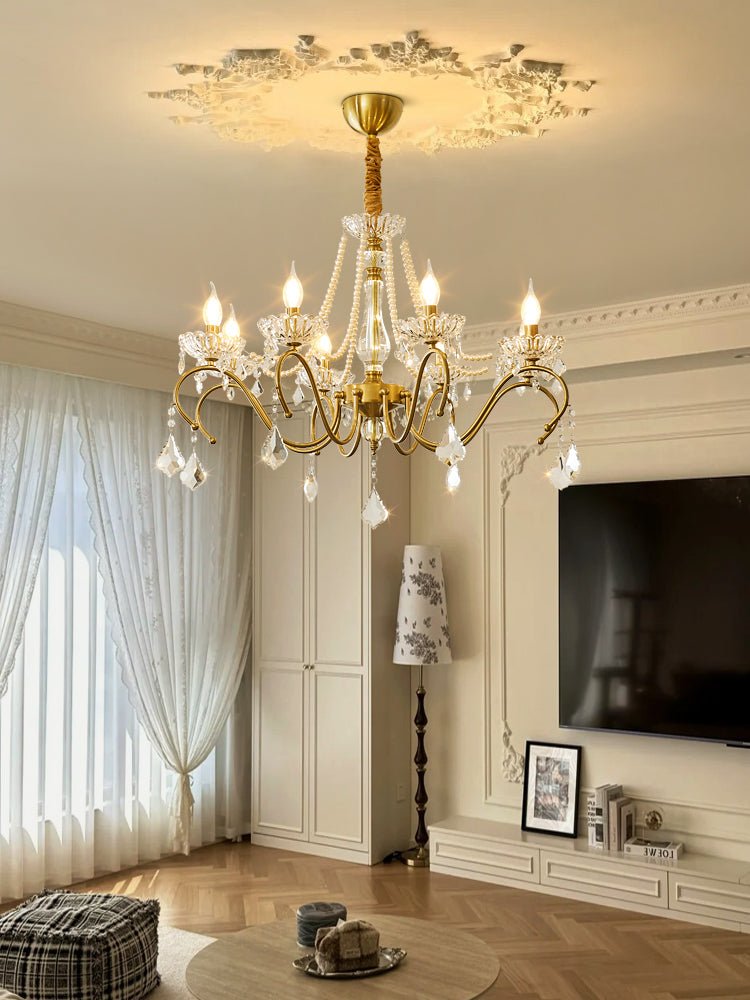 Vavenus Postmodern Luxury Art Crystal Chandelier-Neutral Decor
