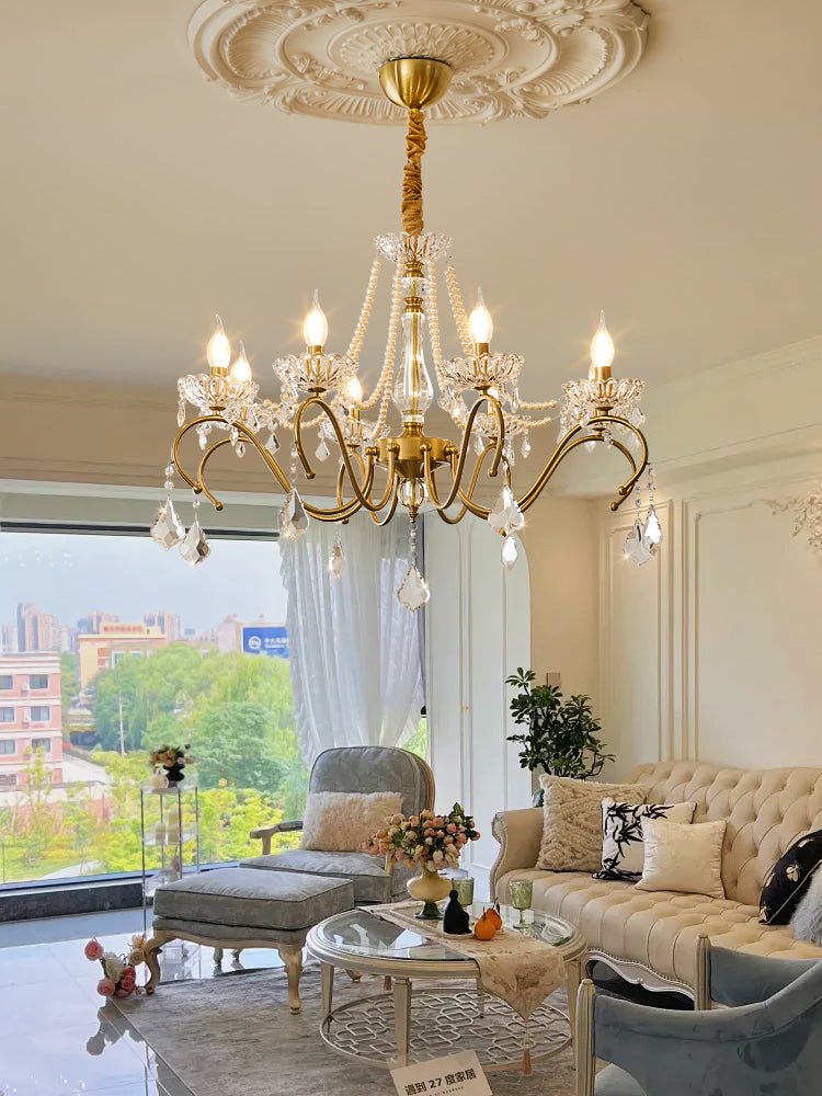 Vavenus Postmodern Luxury Art Crystal Chandelier-Neutral Decor