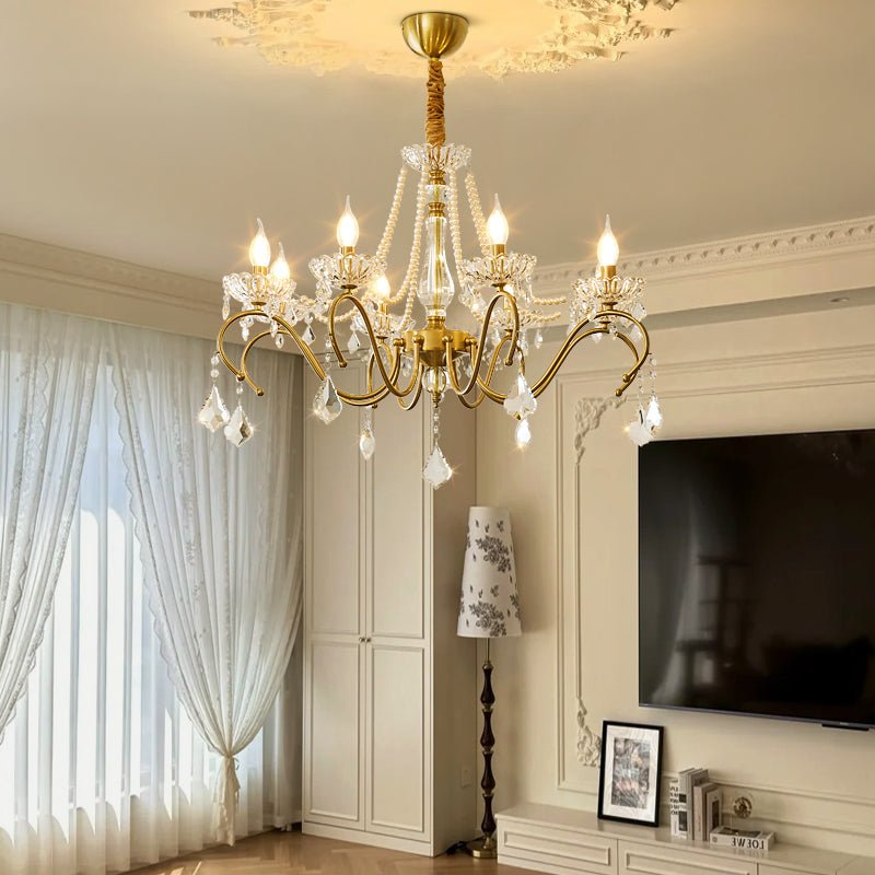 Vavenus Postmodern Luxury Art Crystal Chandelier-Neutral Decor