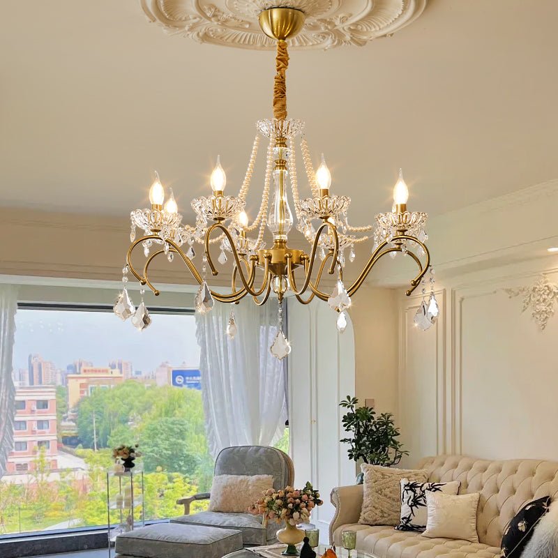 Vavenus Postmodern Luxury Art Crystal Chandelier-Neutral Decor