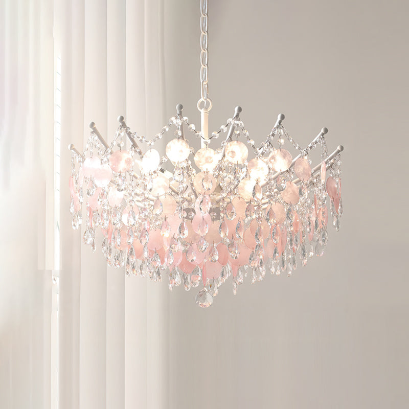 A diagram showing the dimensions of the small Sasha Chandelier.