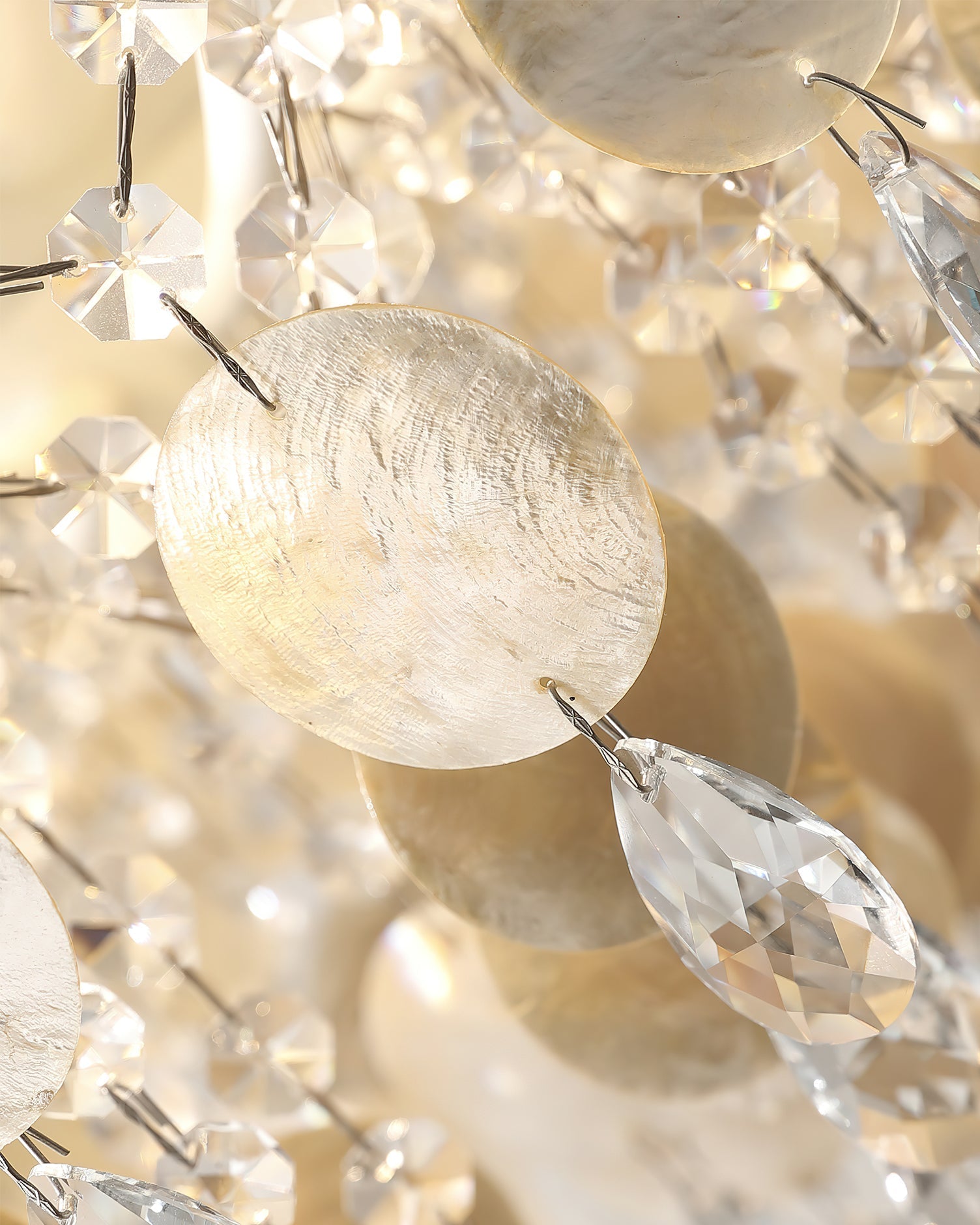 Full view of the Sasha Chandelier against a plain background.