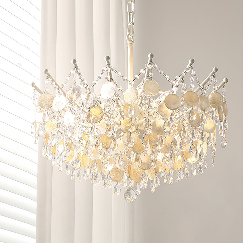 Seraphina Capiz Bead Chandelier