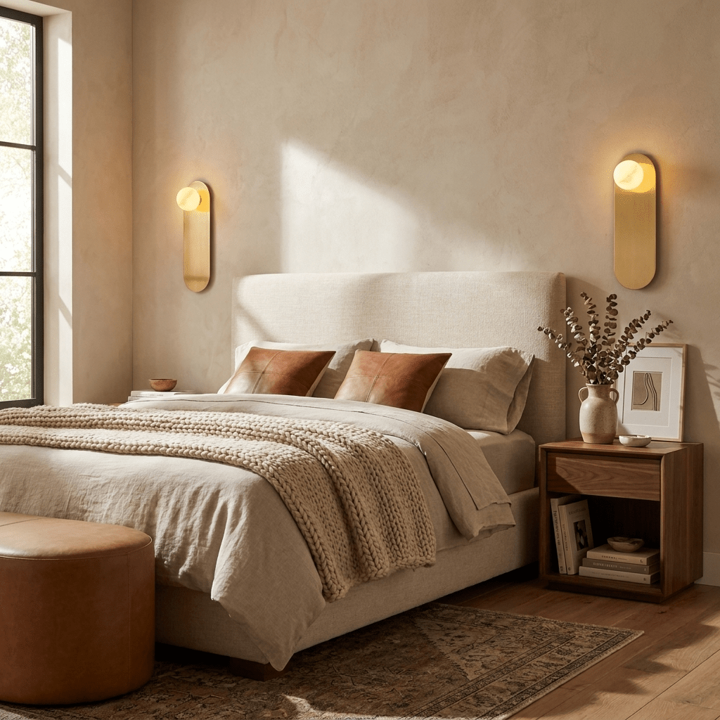 Sasso Spanish Alabaster Wall Sconce-Neutral Decor