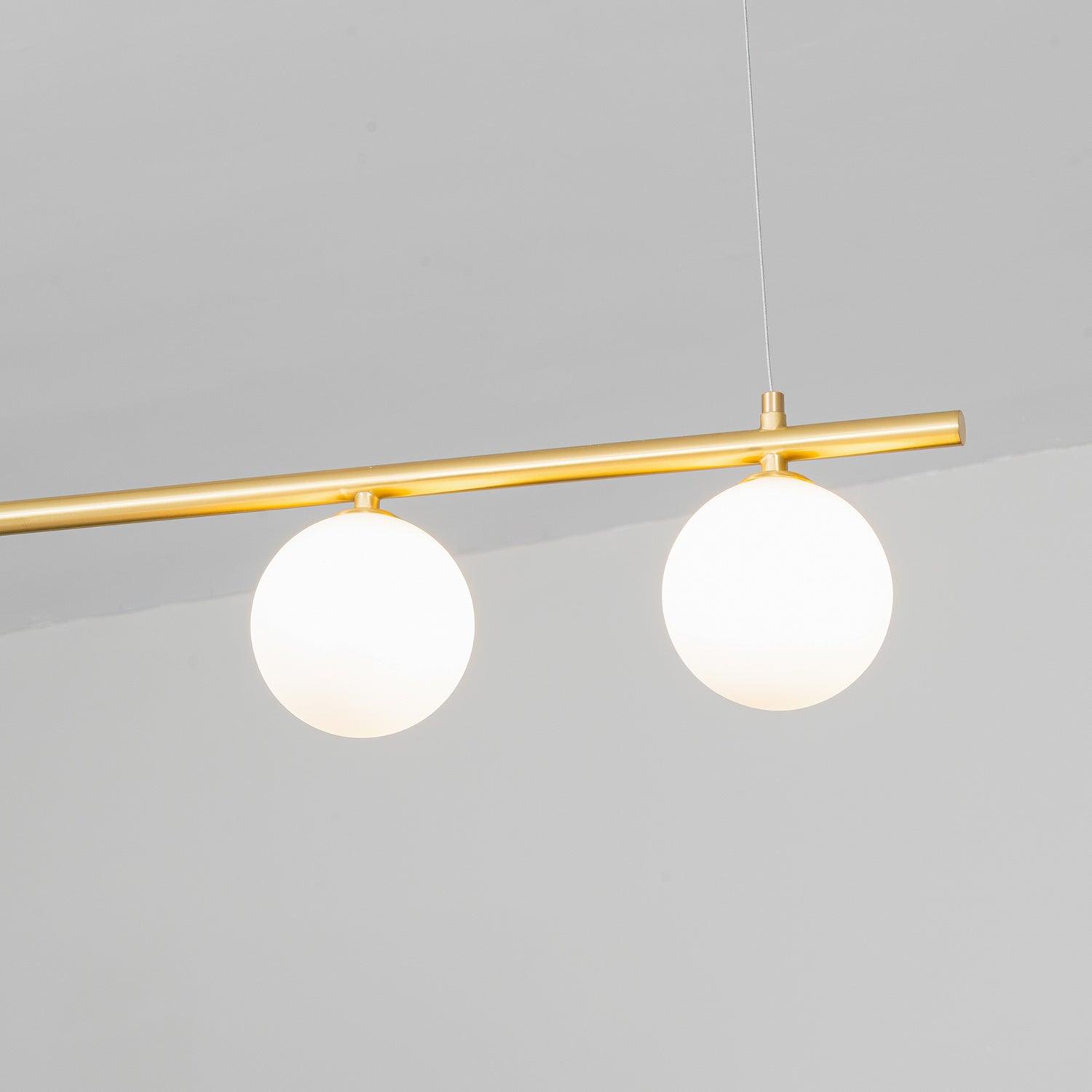 Estix Pendant Lamp Brass Linear Satellite Minimalist-Neutral Decor