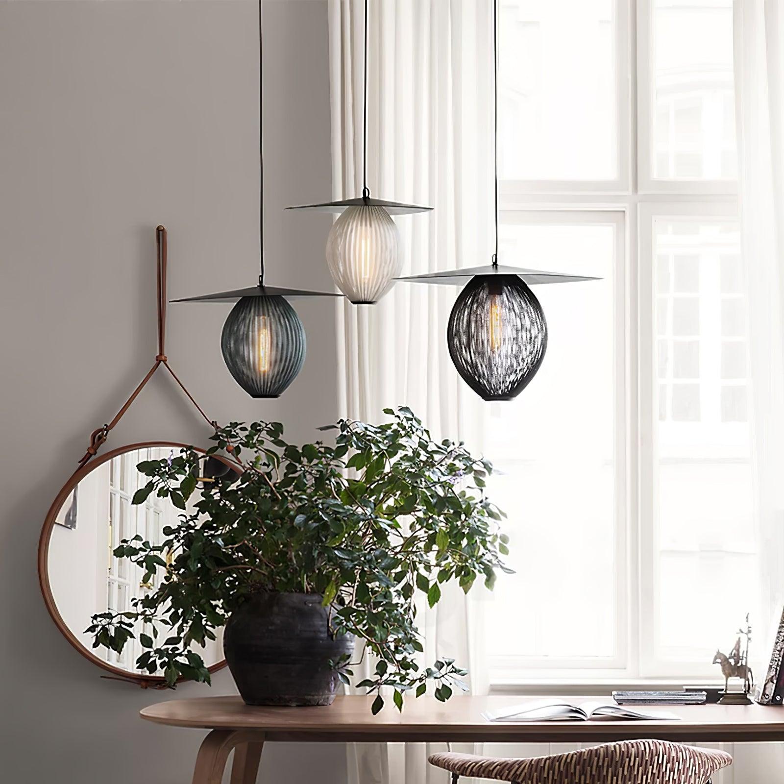 Hikari Aluminum Pendant Lamp-Neutral Decor