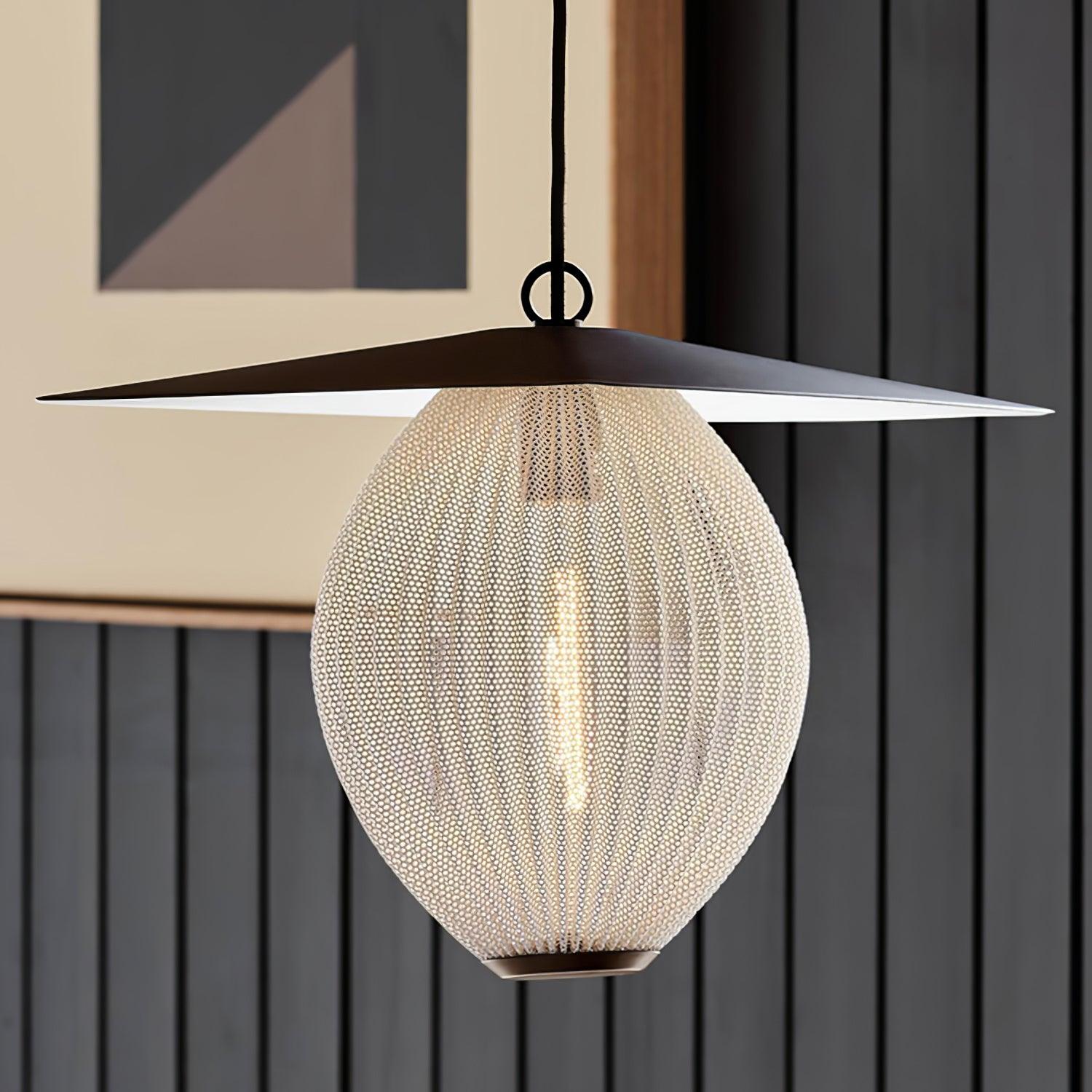 Hikari Aluminum Pendant Lamp-Neutral Decor