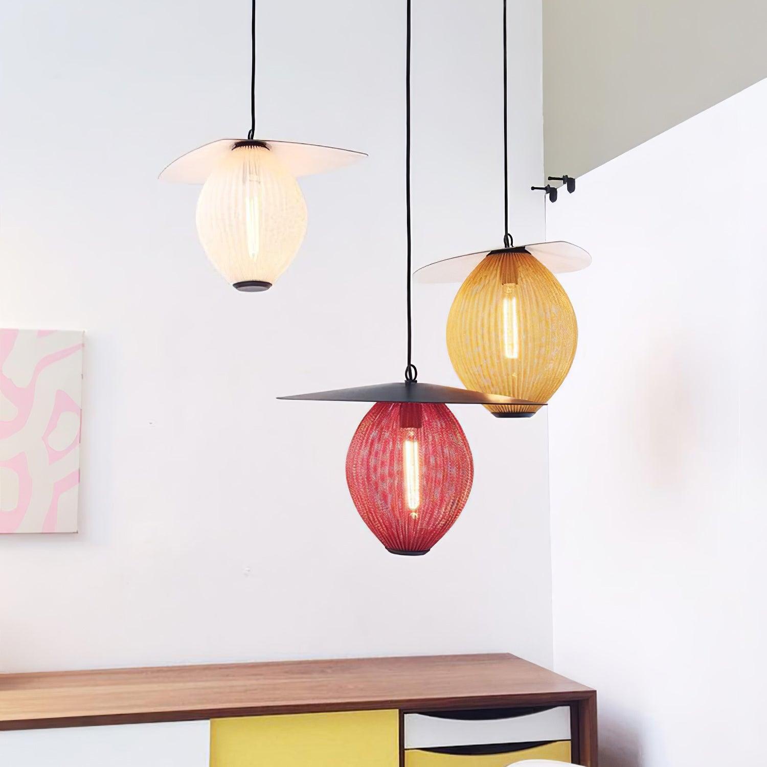 Hikari Aluminum Pendant Lamp-Neutral Decor