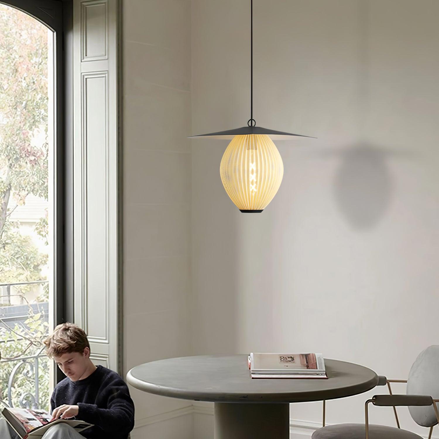 Hikari Aluminum Pendant Lamp-Neutral Decor