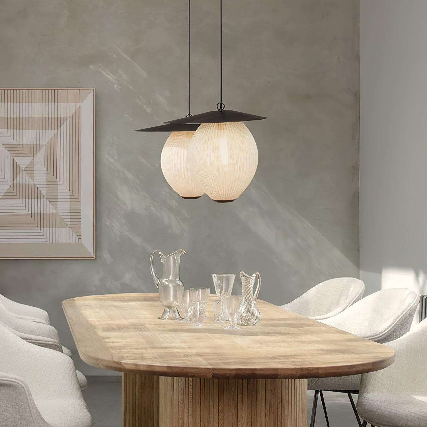 Hikari Aluminum Pendant Lamp-Neutral Decor