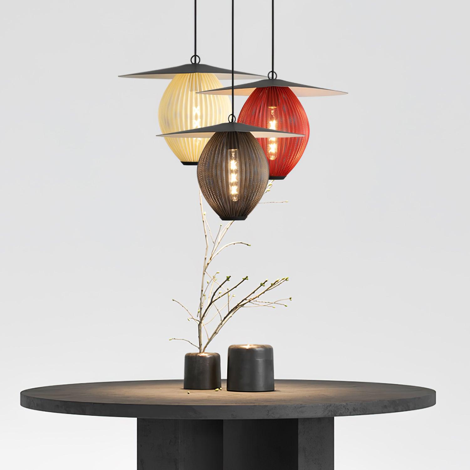 Hikari Aluminum Pendant Lamp-Neutral Decor