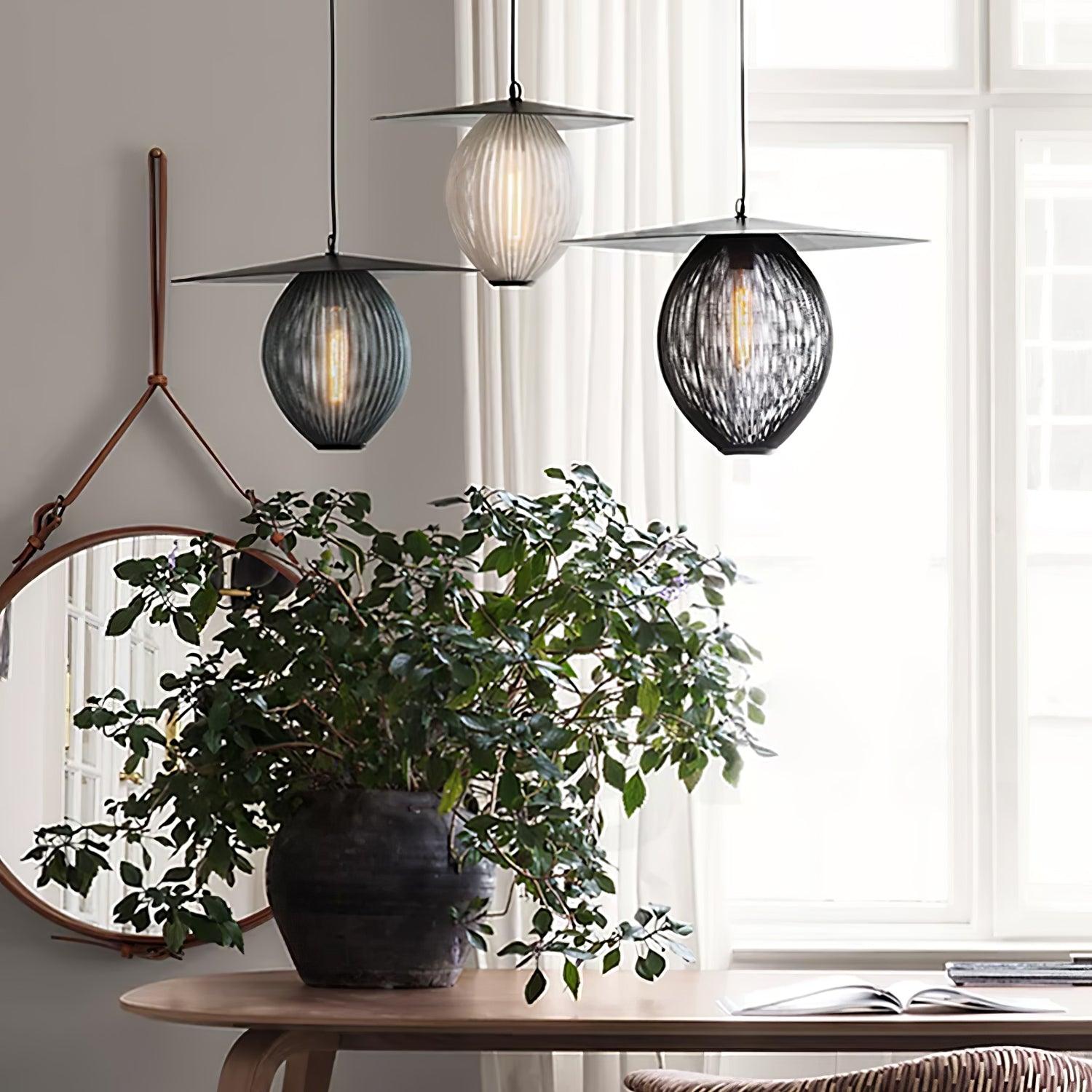 Hikari Aluminum Pendant Lamp-Neutral Decor
