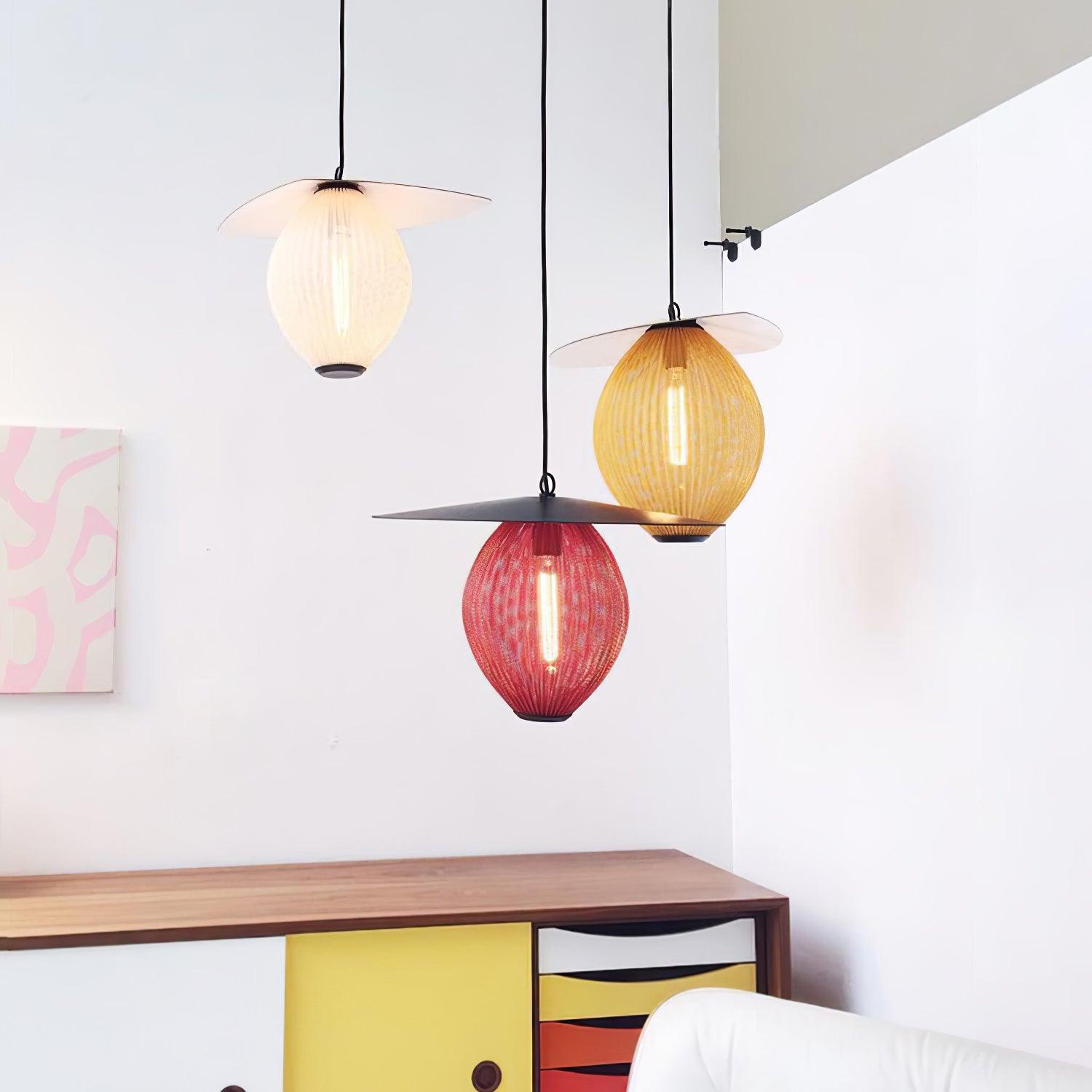 Hikari Aluminum Pendant Lamp-Neutral Decor