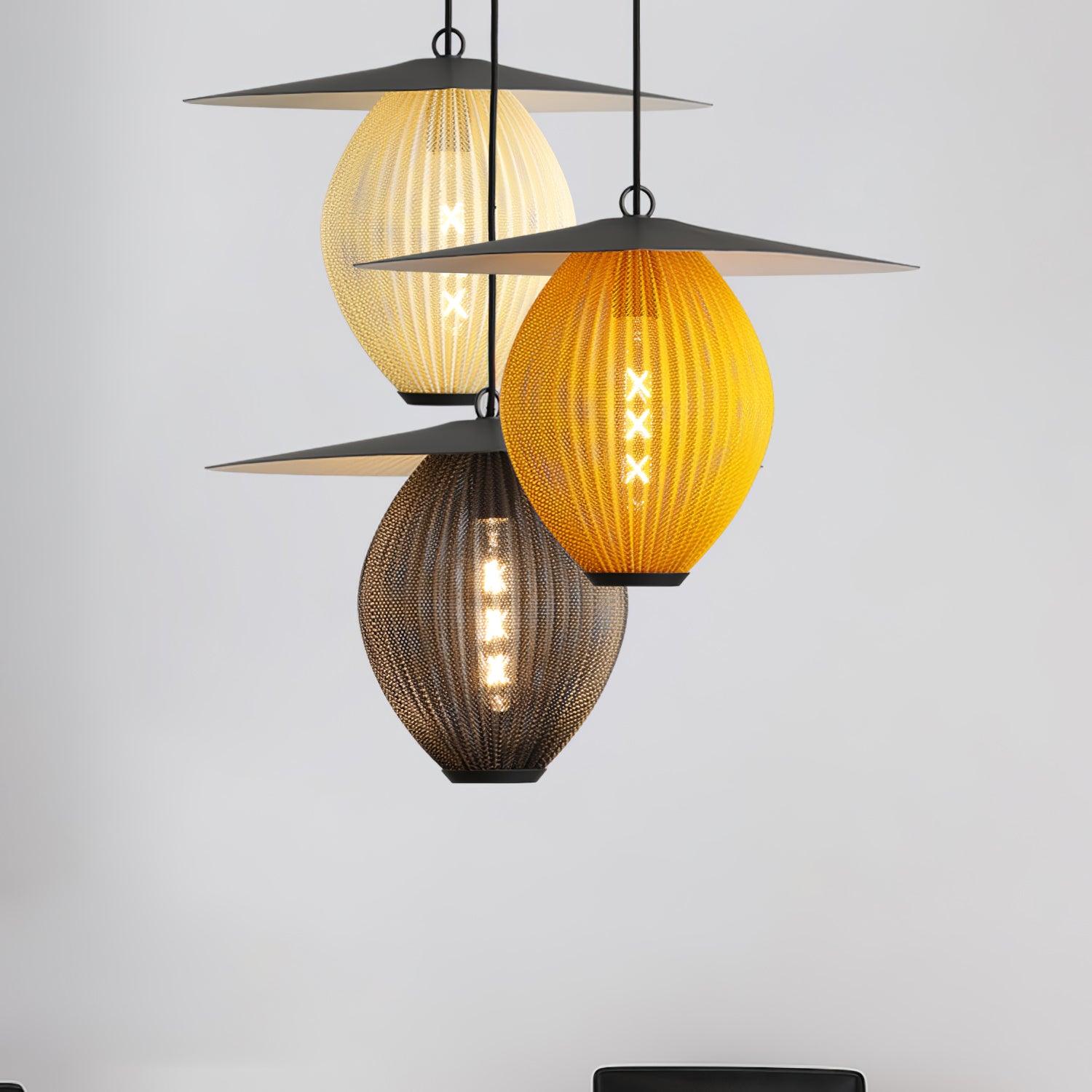 Hikari Aluminum Pendant Lamp-Neutral Decor