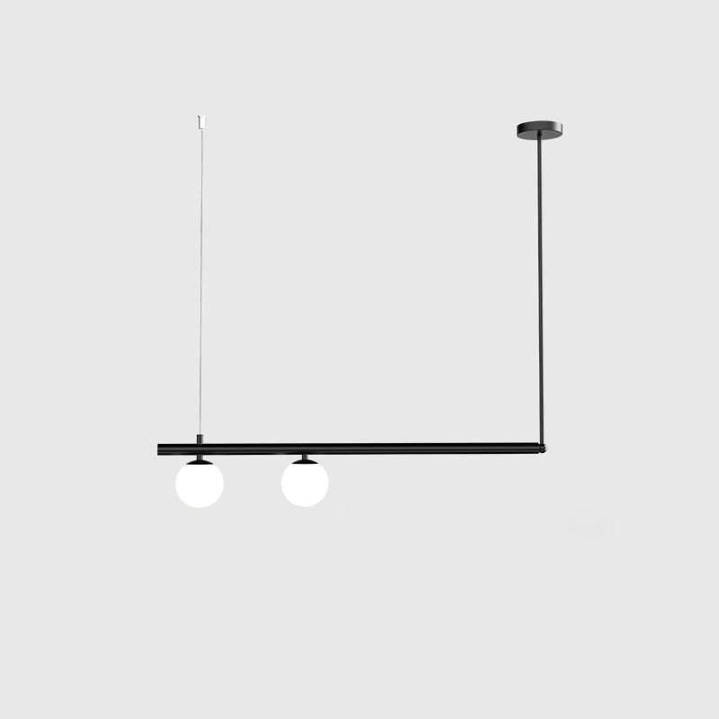 Estix Pendant Lamp Brass Linear Satellite Minimalist-Neutral Decor
