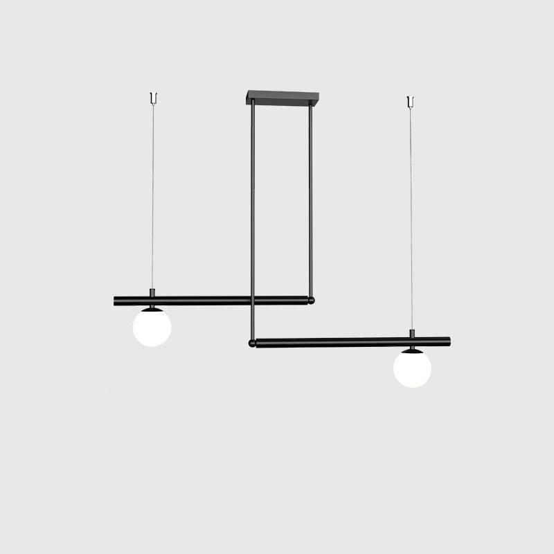 Estix Pendant Lamp Brass Linear Satellite Minimalist-Neutral Decor