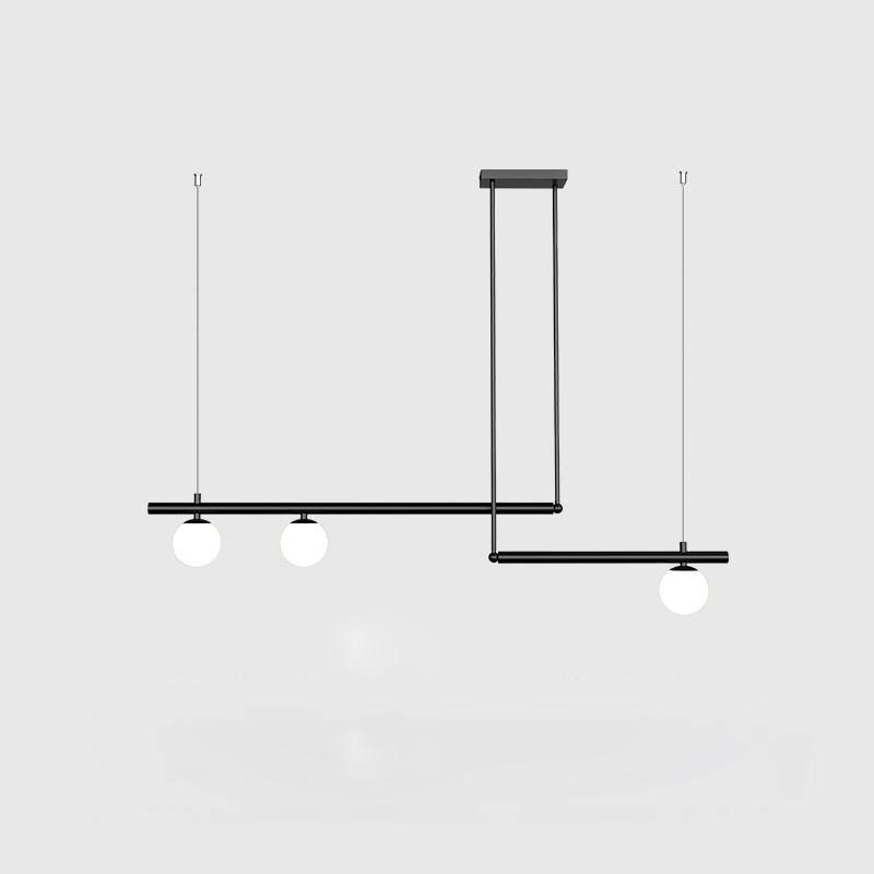 Estix Pendant Lamp Brass Linear Satellite Minimalist-Neutral Decor