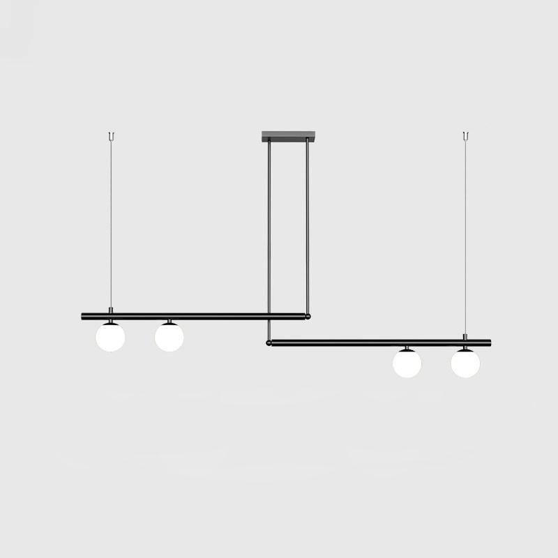 Estix Pendant Lamp Brass Linear Satellite Minimalist-Neutral Decor