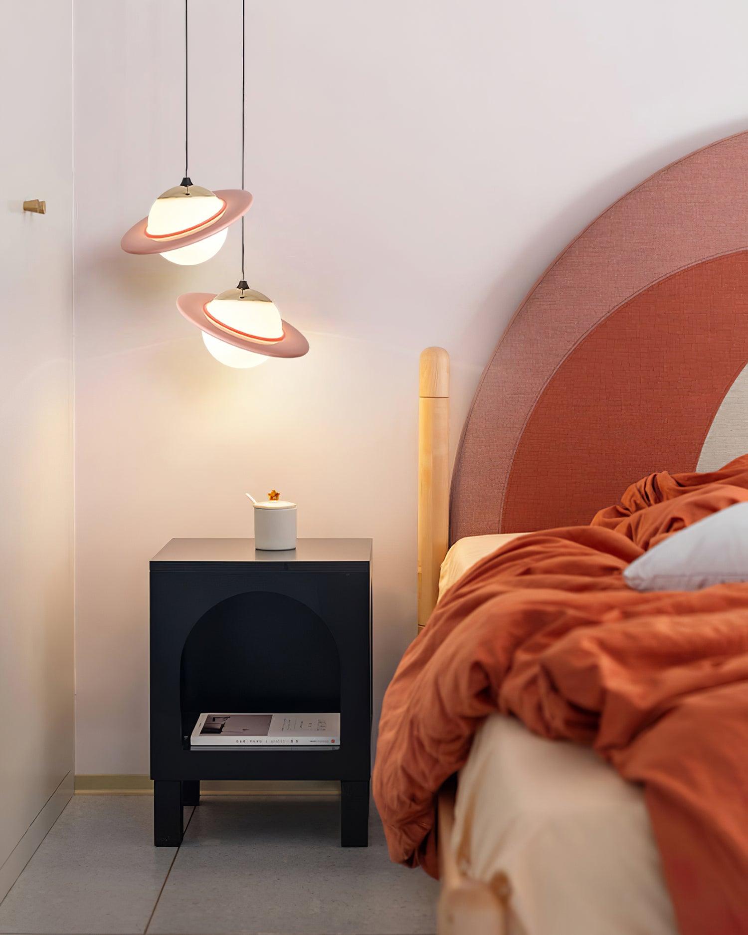Nuvana Glass & PC Pendant Lamp-Neutral Decor