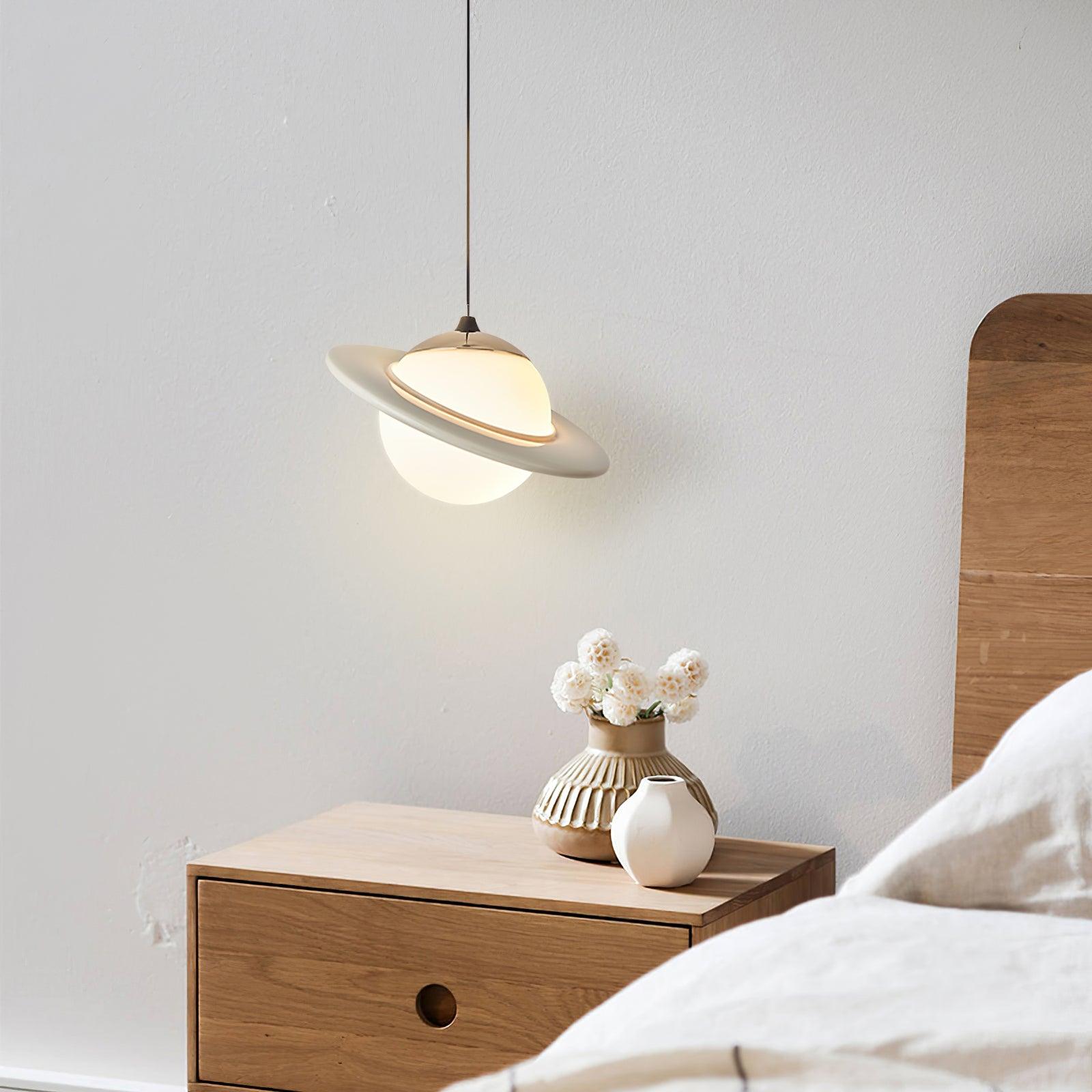 Nuvana Glass & PC Pendant Lamp-Neutral Decor